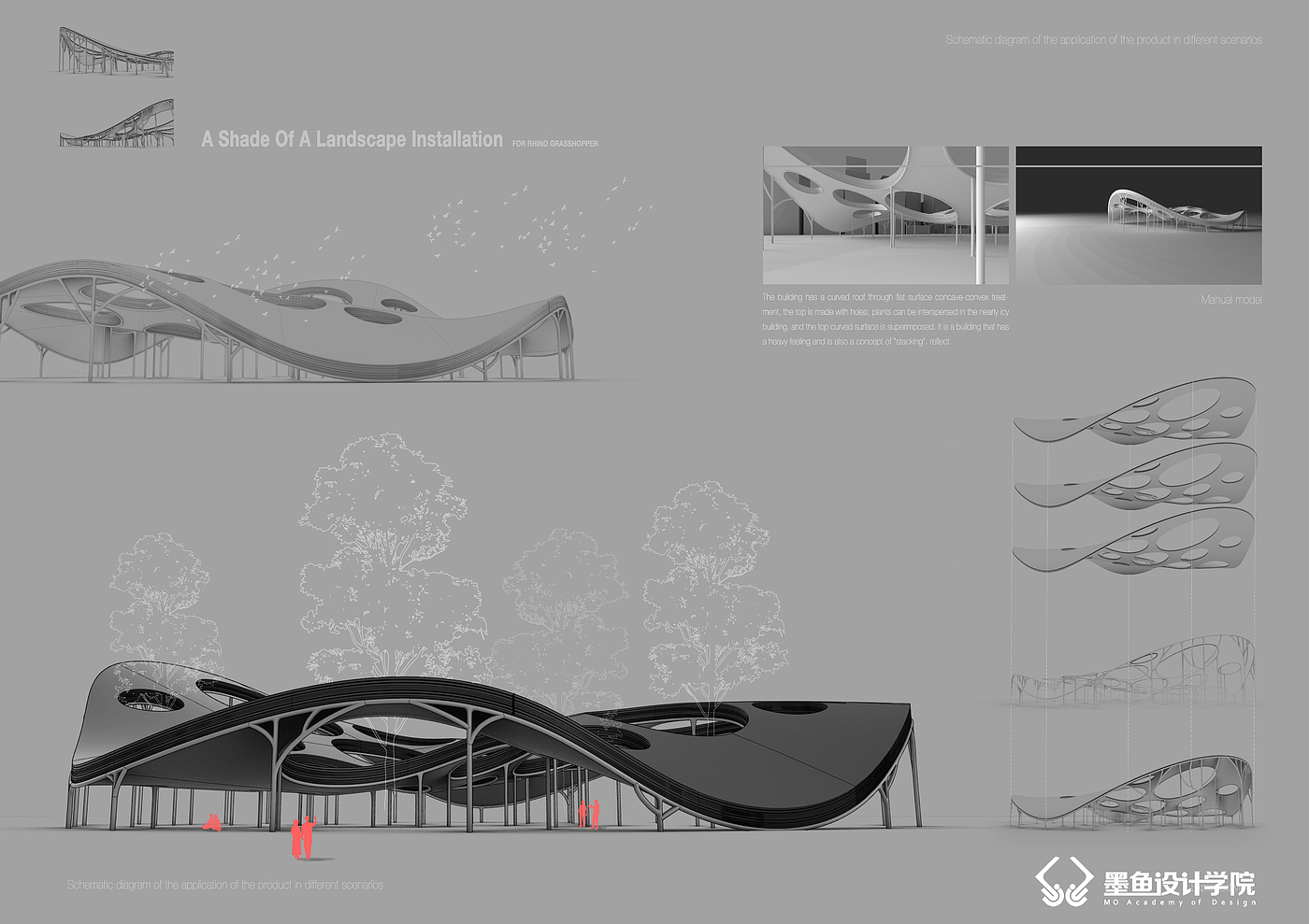 Cuttlefish Design Institute，Design，Parametric design，GH parameterization，Grasshopper design，Parametric modeling，originality，