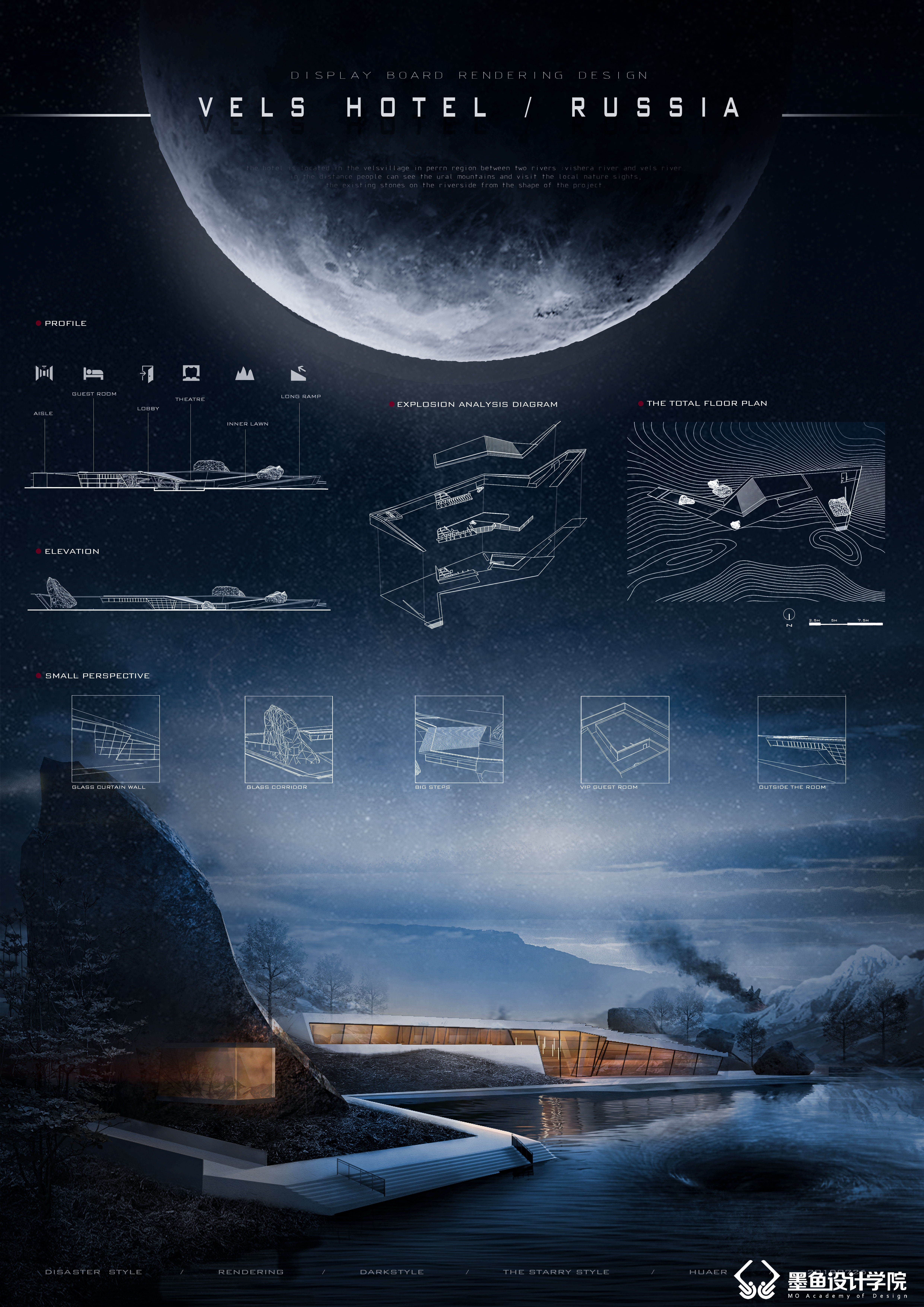 Cuttlefish Design Institute，Design，space design ，design sketch，Display board effect diagram，Display Board，Exhibition board design，Architectural landscape design，