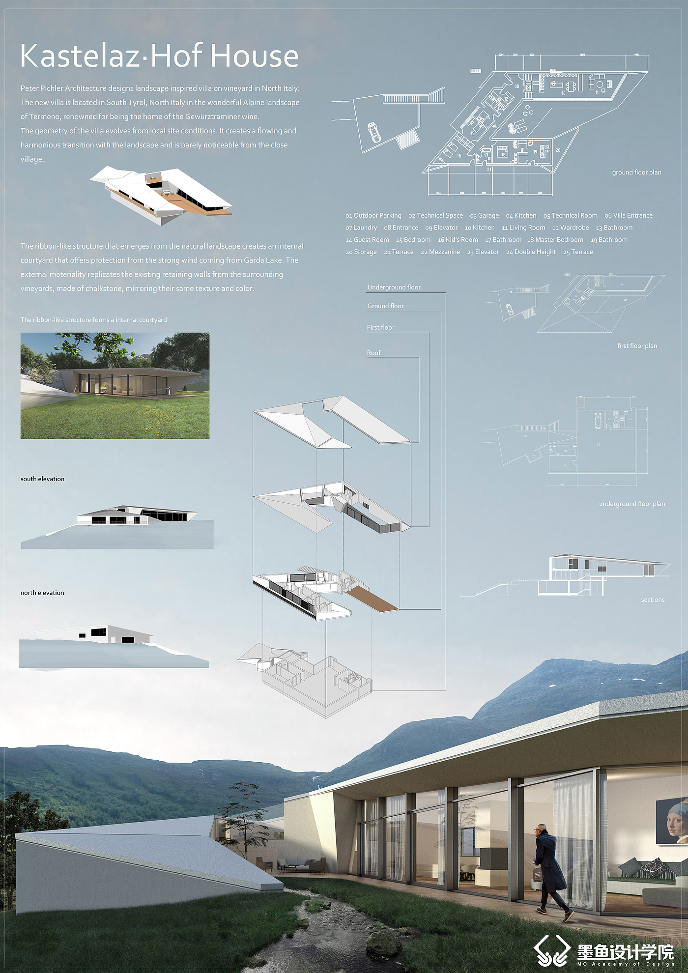 墨鱼设计学院，设计，空间设计，效果图，展板效果图，展板，展板设计，建筑景观设计，