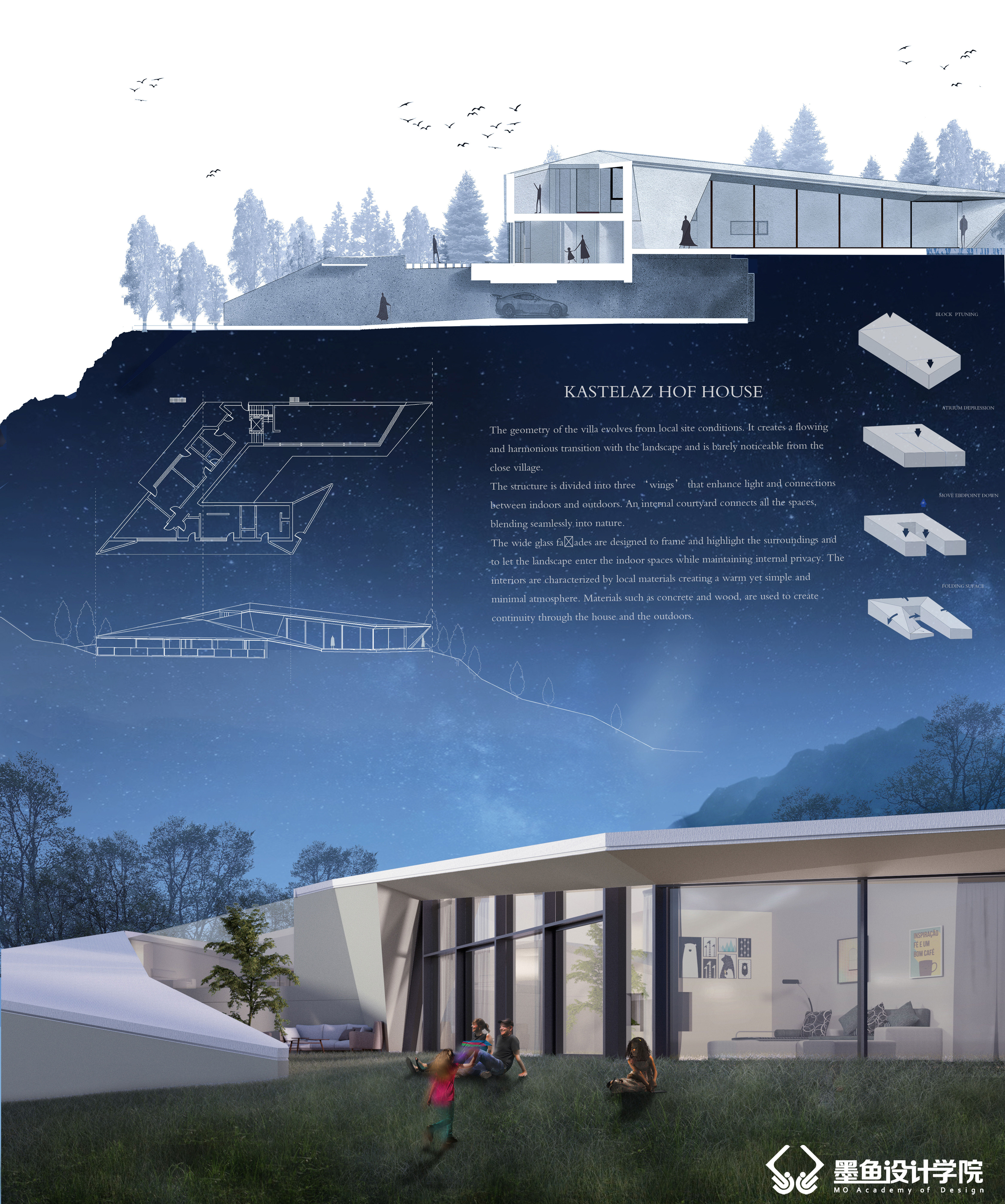 Cuttlefish Design Institute，Design，space design ，design sketch，Display board effect diagram，Display Board，Exhibition board design，Architectural landscape design，
