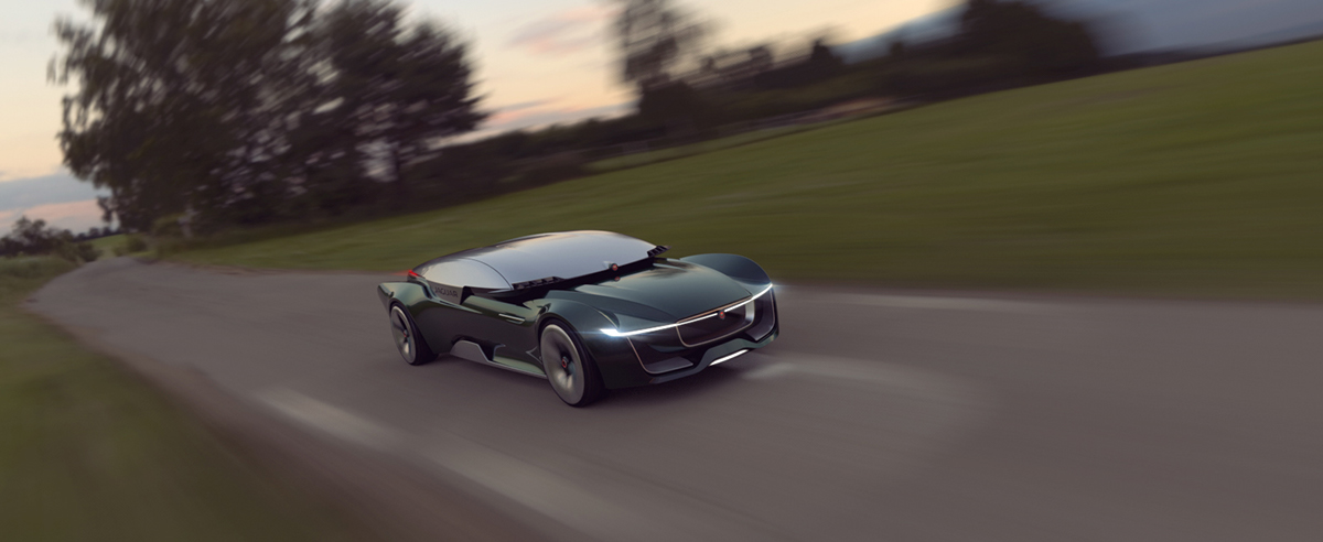 Sports car，Jaguar，concept，