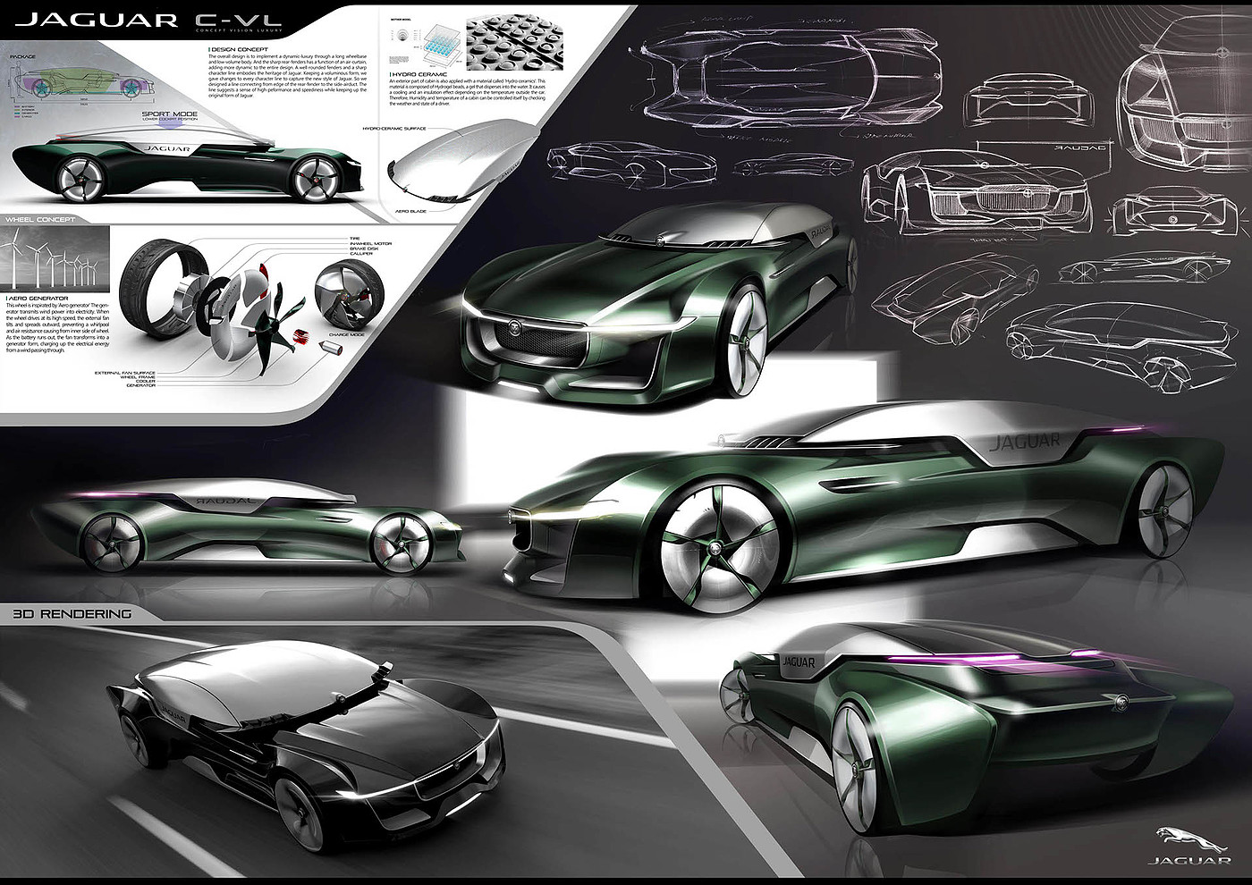 Sports car，Jaguar，concept，