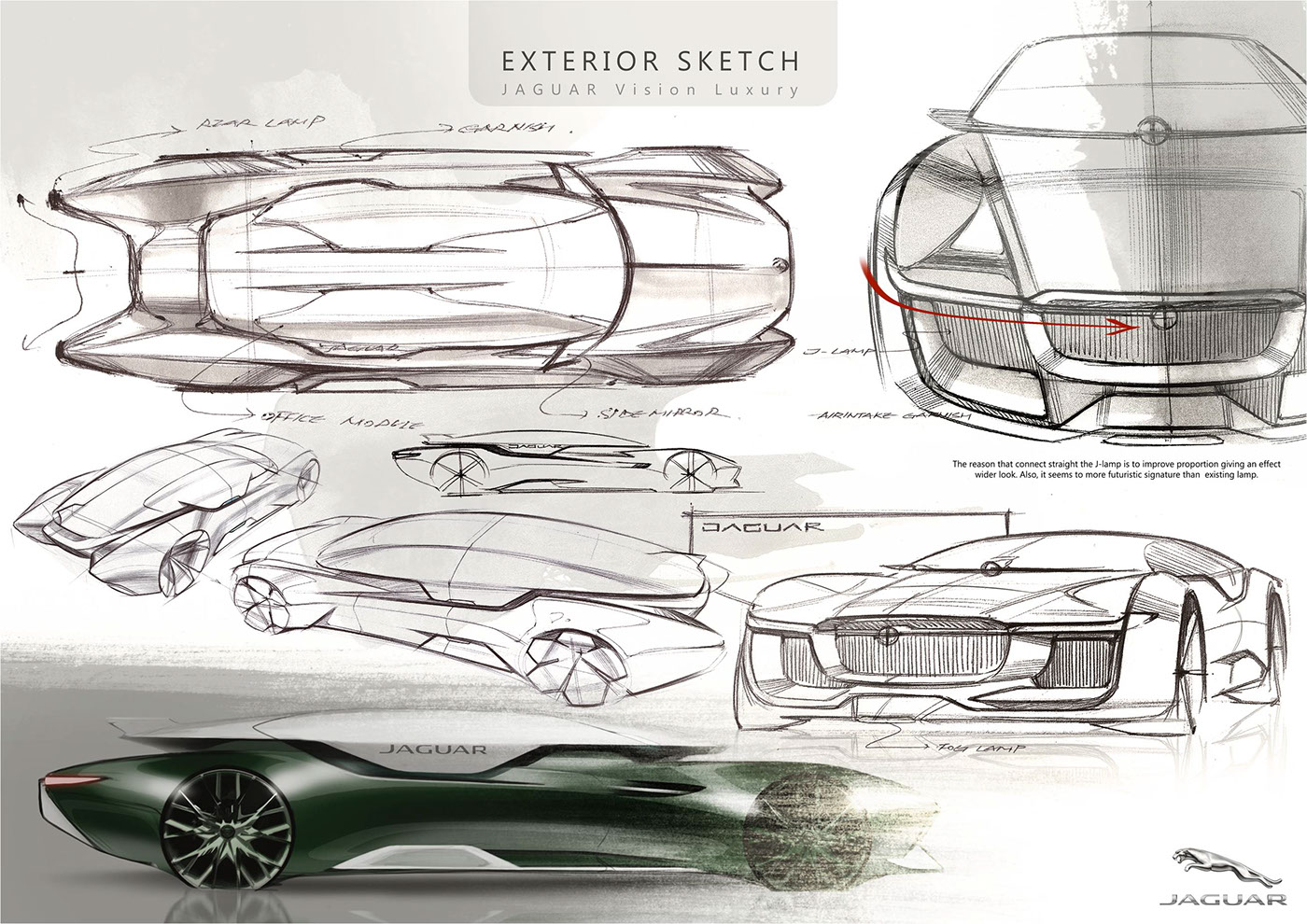 Sports car，Jaguar，concept，