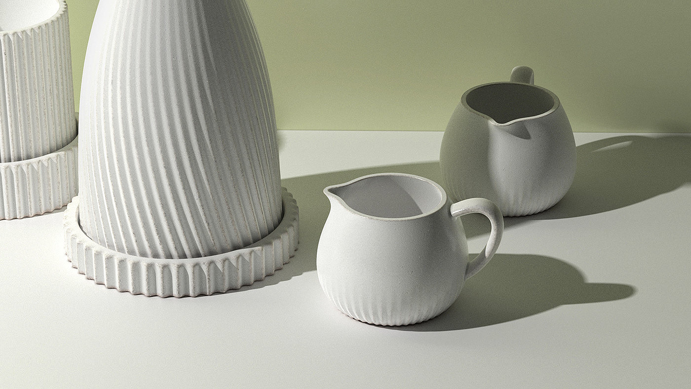 tableware，tea set，Housewear & Furnishings，originality，texture，stripe，