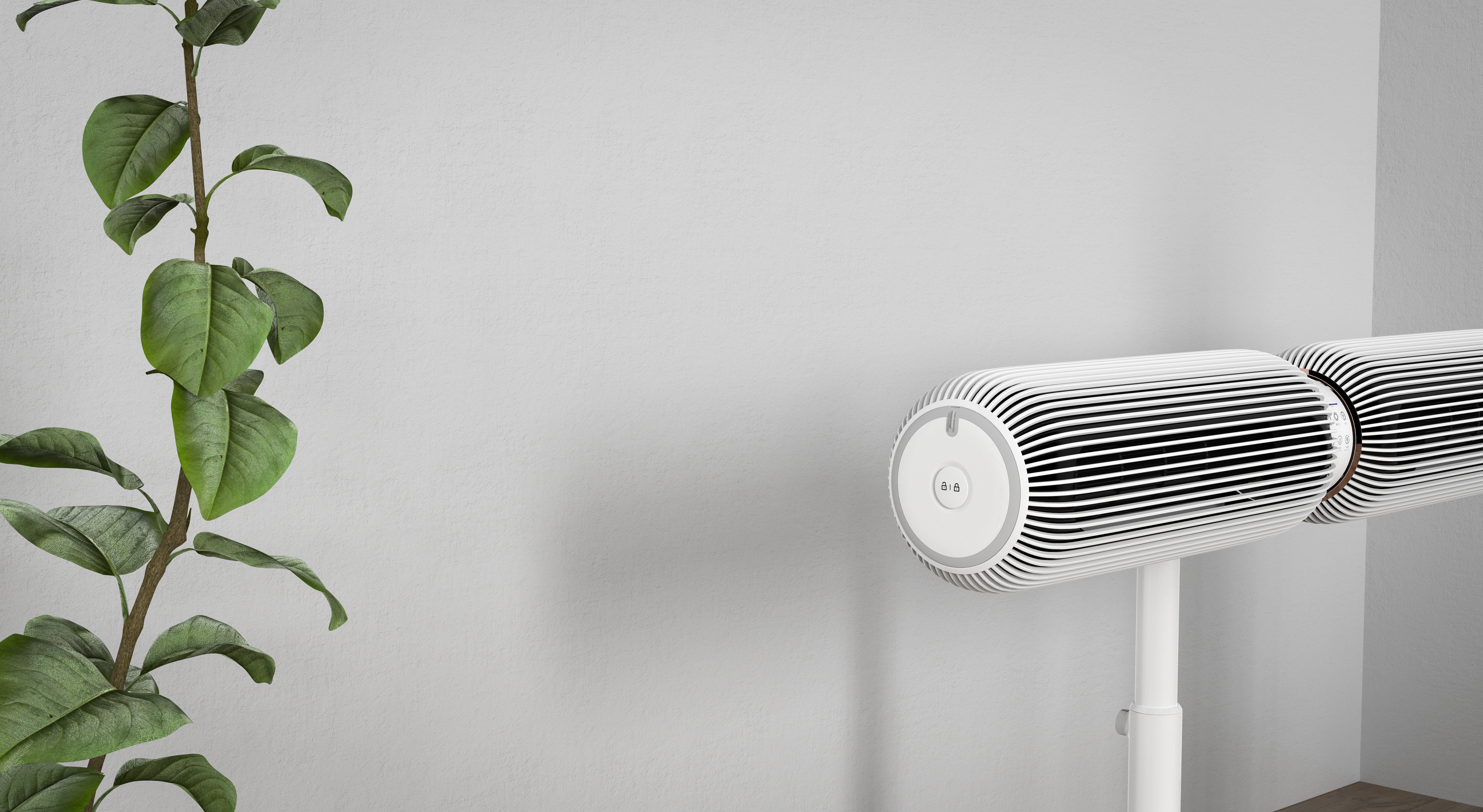 concept，Circulation fan，air cleaner，