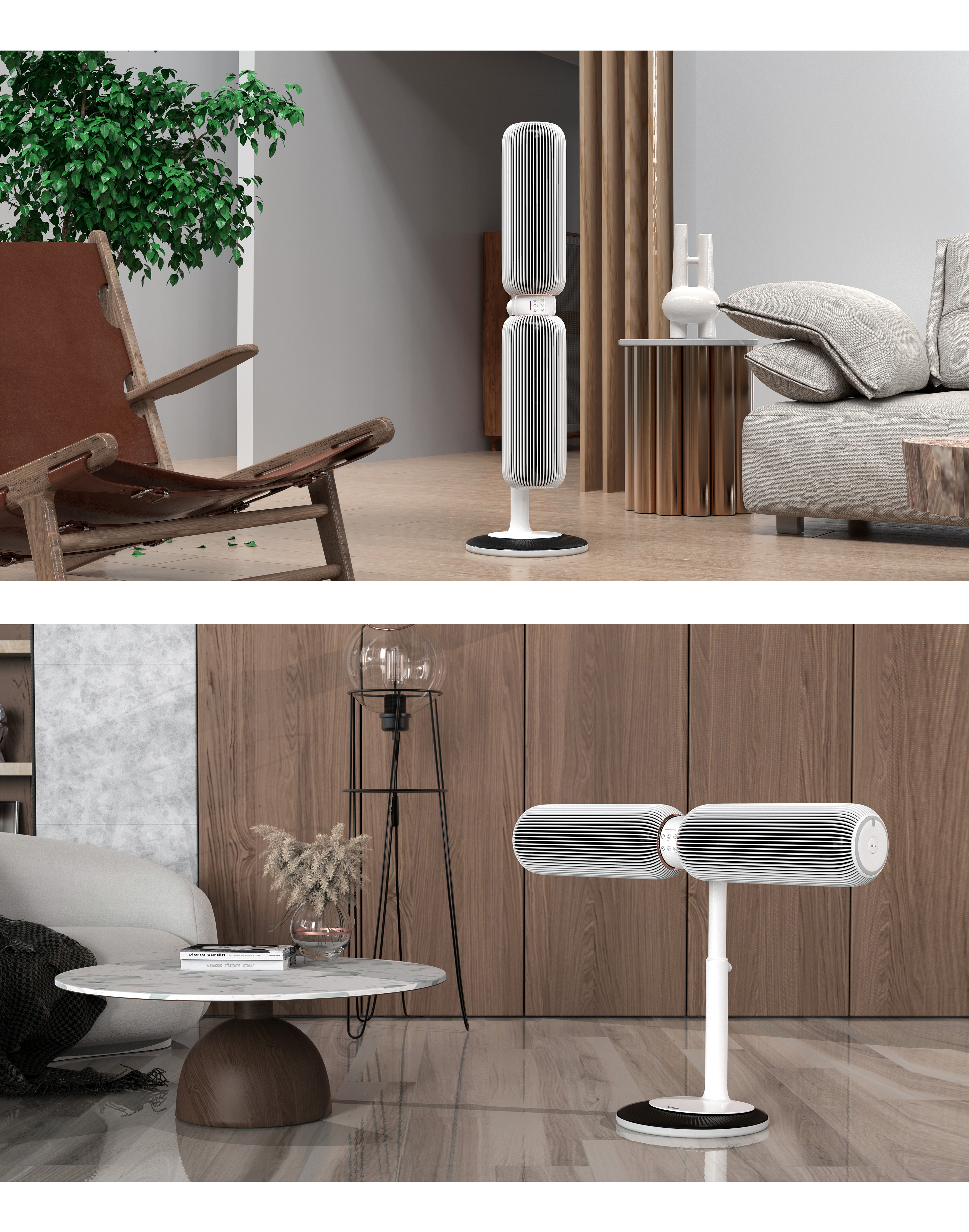 concept，Circulation fan，air cleaner，