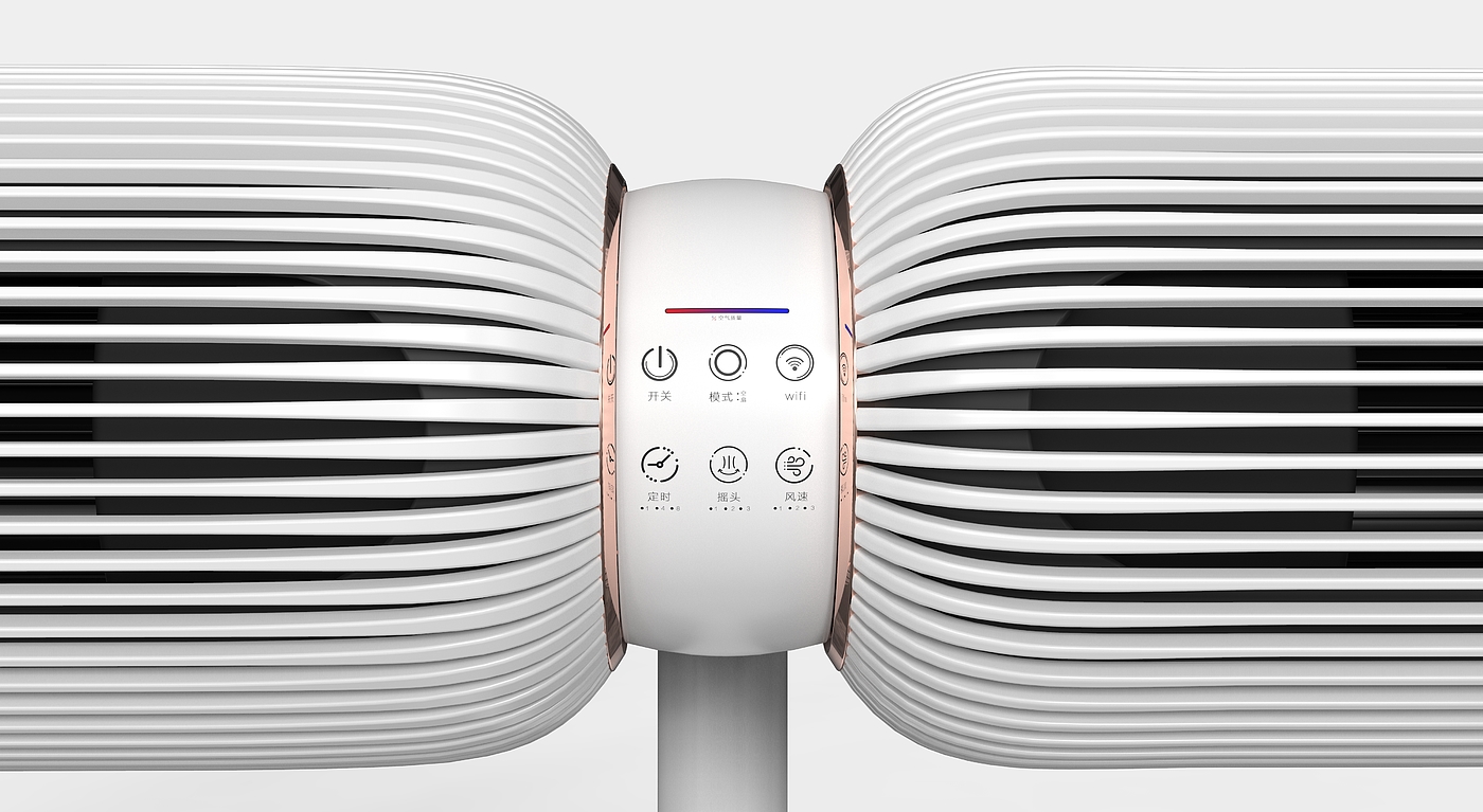 concept，Circulation fan，air cleaner，