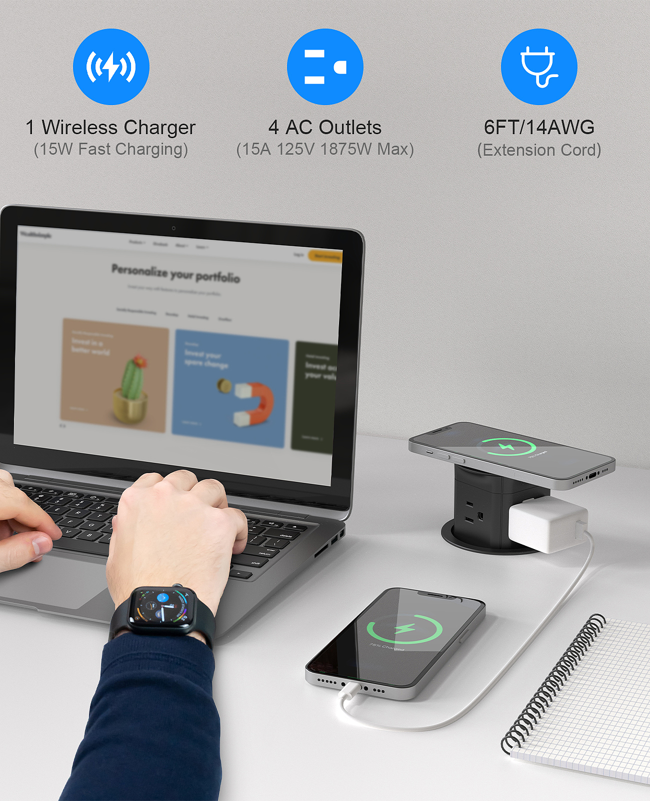 Wireless charging，Power Supply，Amazon，