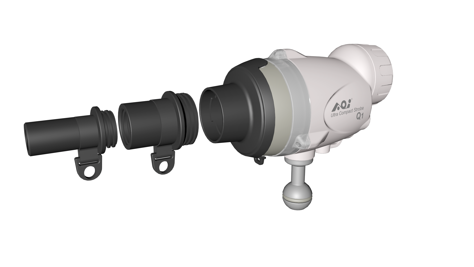 2022 Red Dot Product Design Award，UCS-Q1，flash lamp，Underwater，