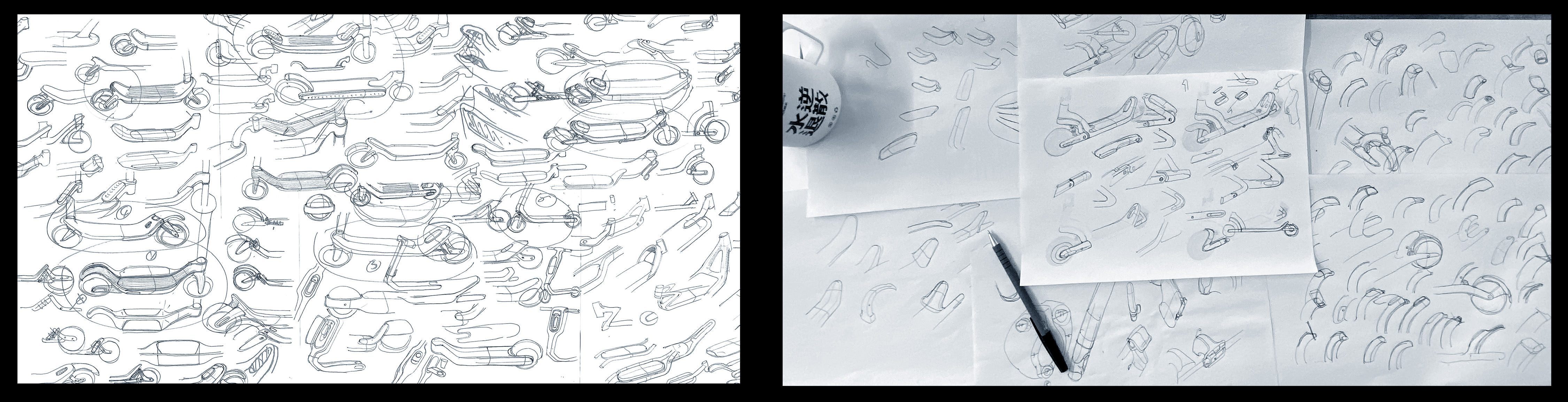 Appearance design，Structural design，Electric vehicle design，Scooter design，industrial design，