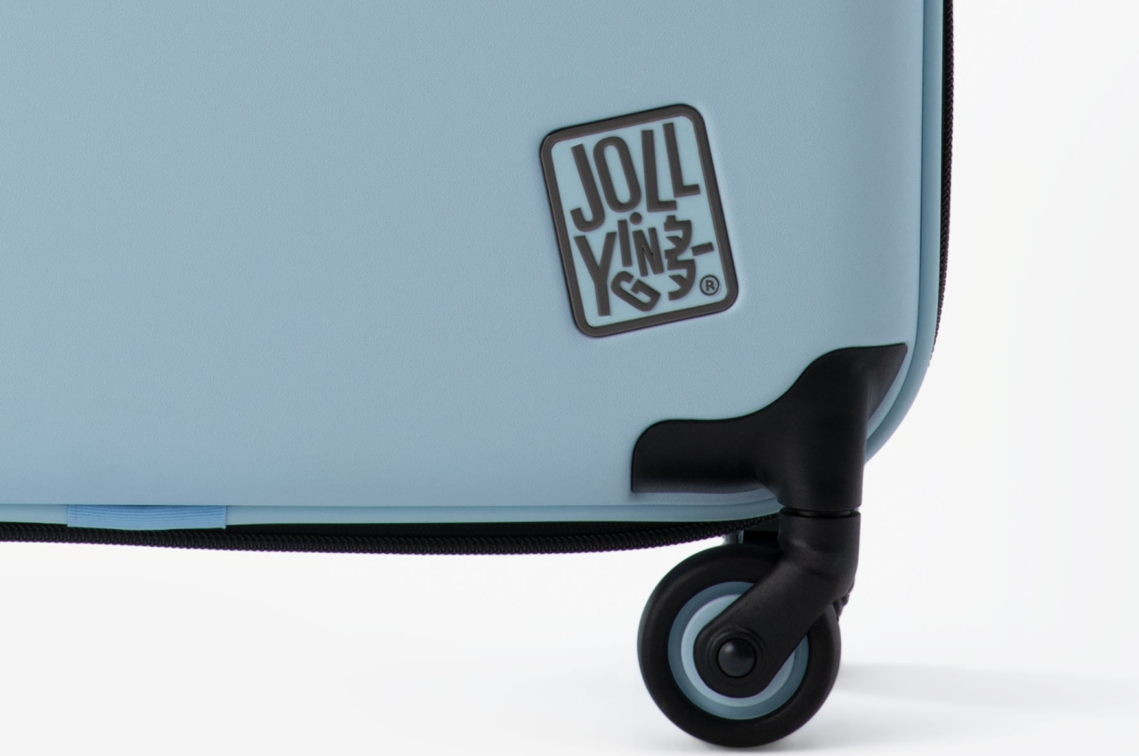 Jollying Pebble，Draw bar box，fold，Provincial space，Combination lock，