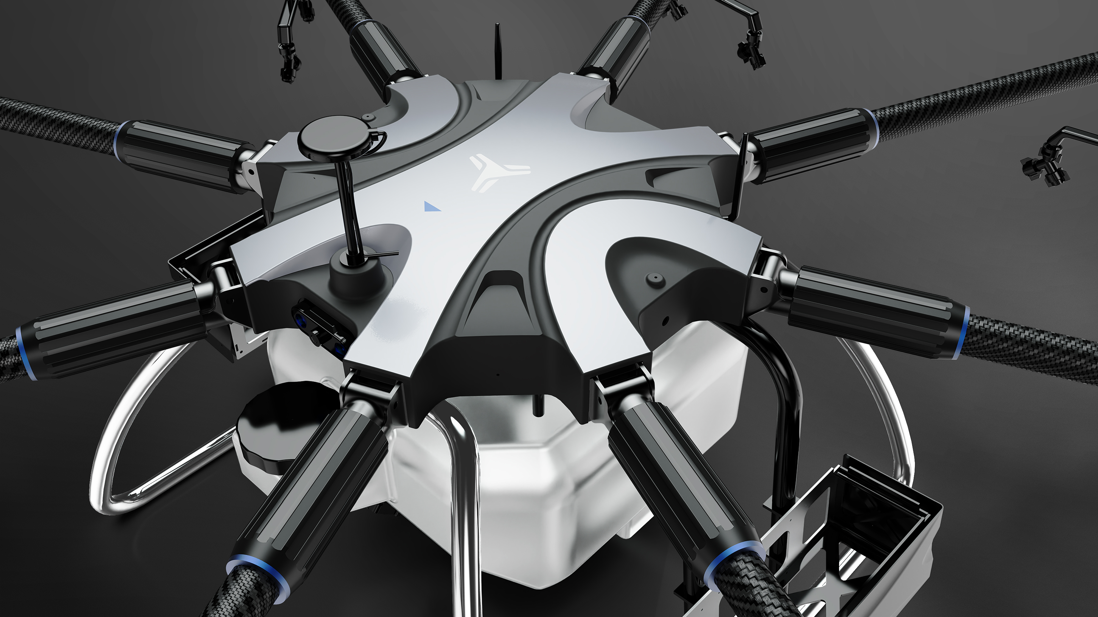 Agricultural UAV，Plant protection UAV，UAV，Appearance design，Structural design，