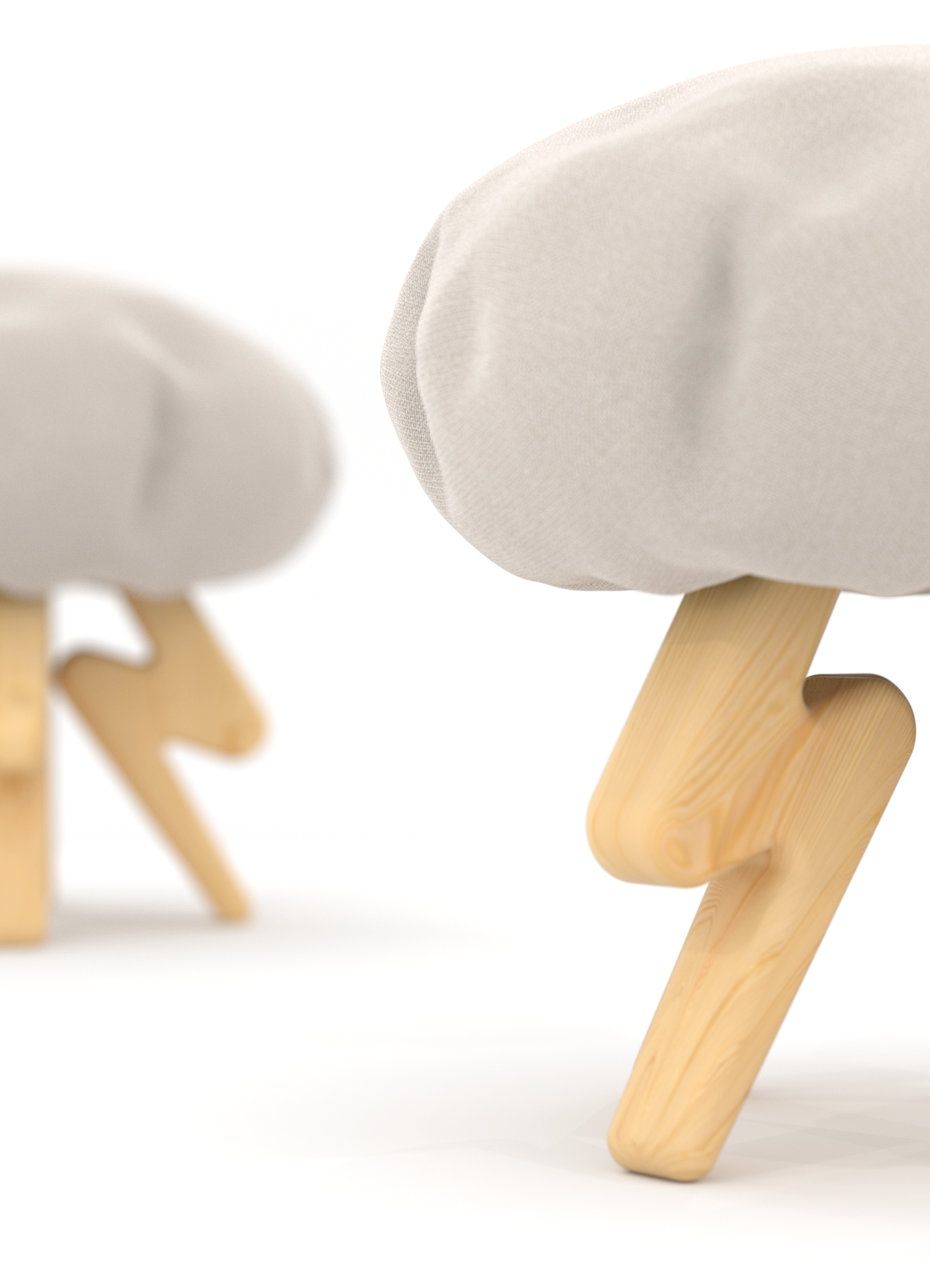 cloud，thunder，children，Sitting stool，chair，