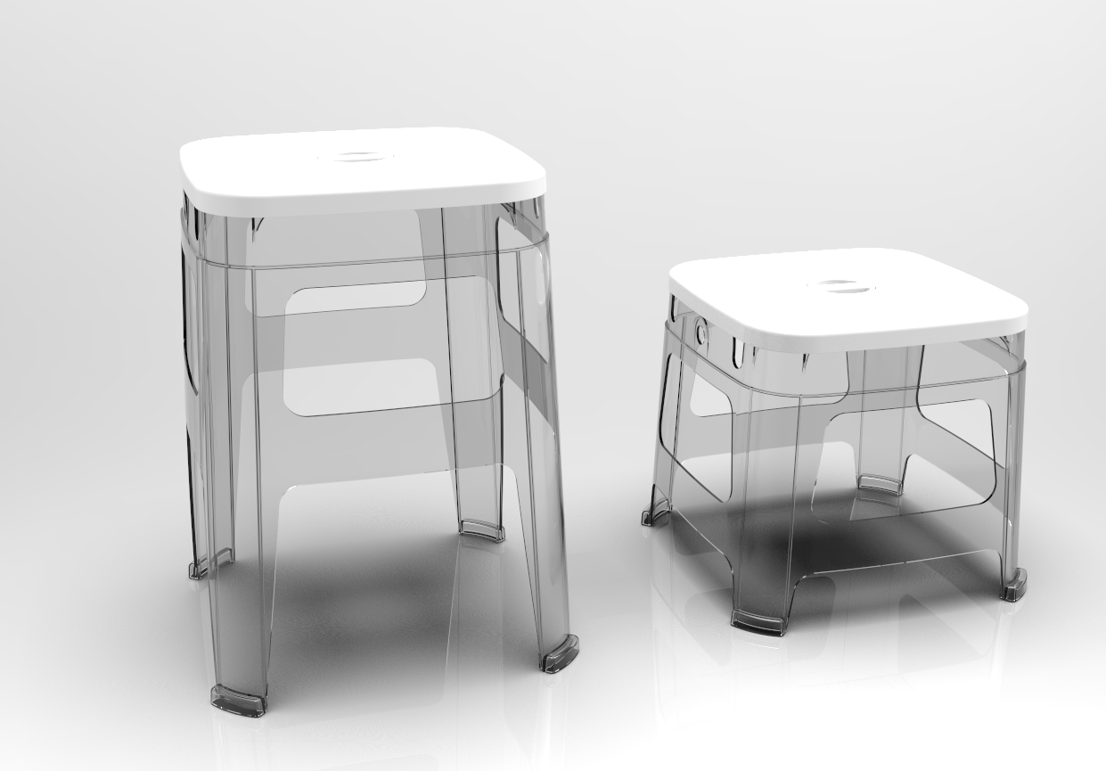 A changeable stool.，