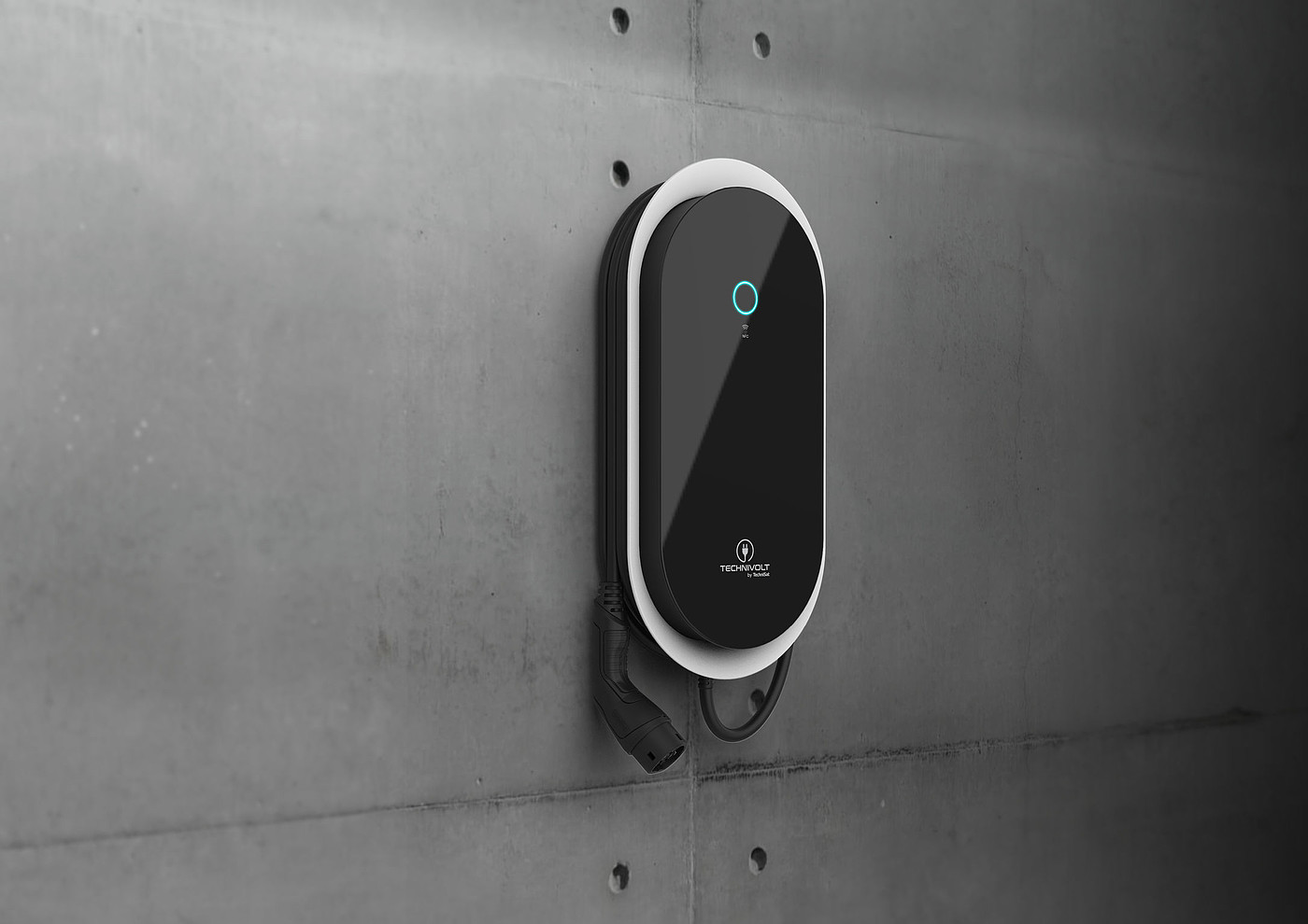 TECHNIVOLT 1100，Electric vehicle charger，auto parts，2022 Red Dot Product Design Award，