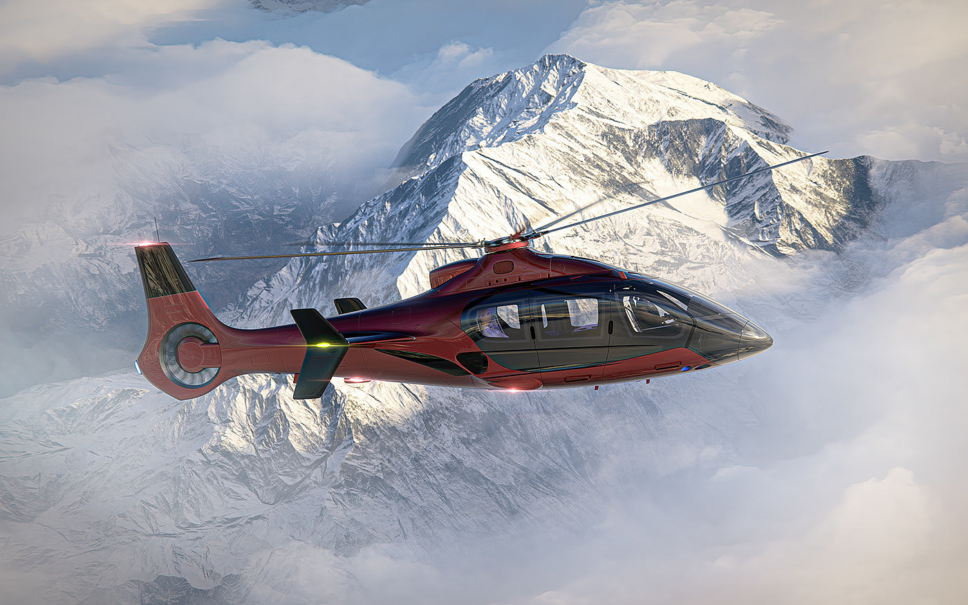 3d，helicopter，visualization，