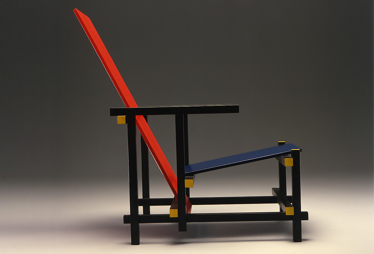 furniture，Home Furnishing，Mondrian，Abstract school，chair，