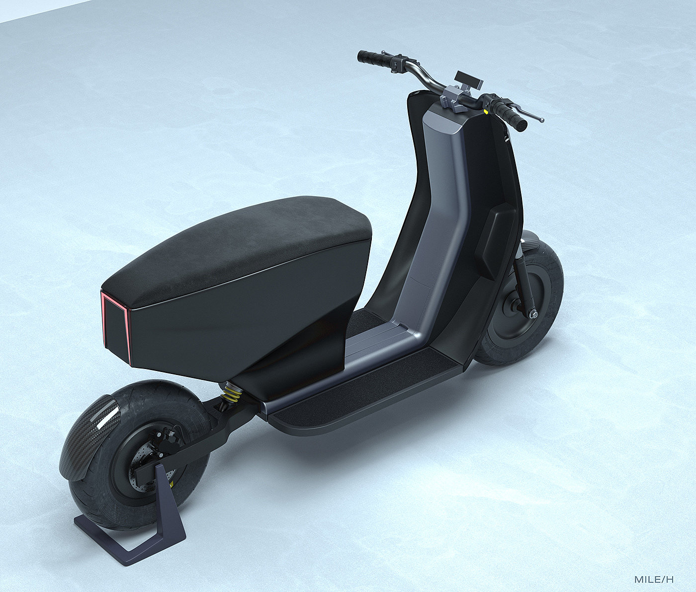 Electric vehicle，new energy，Two rounds，3D modeling，Render，