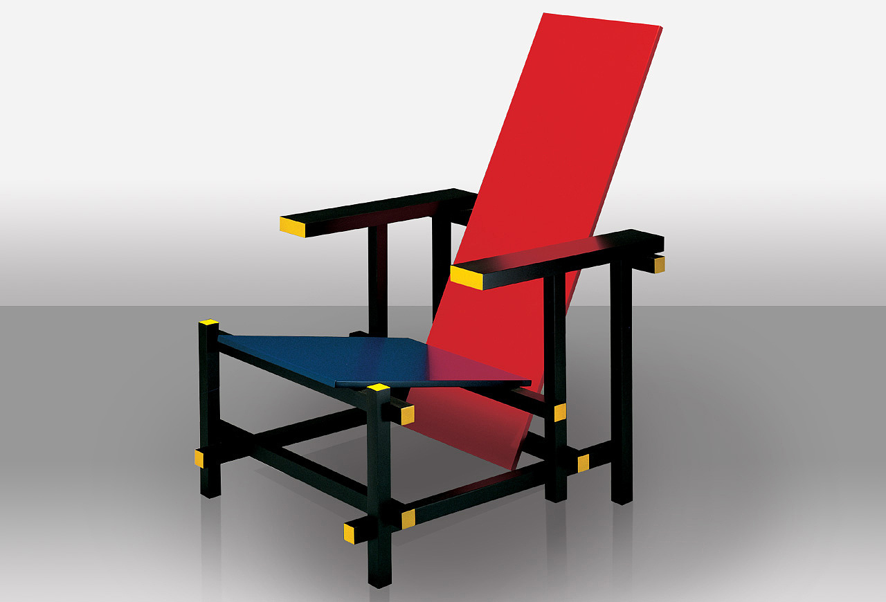 furniture，Home Furnishing，Mondrian，Abstract school，chair，