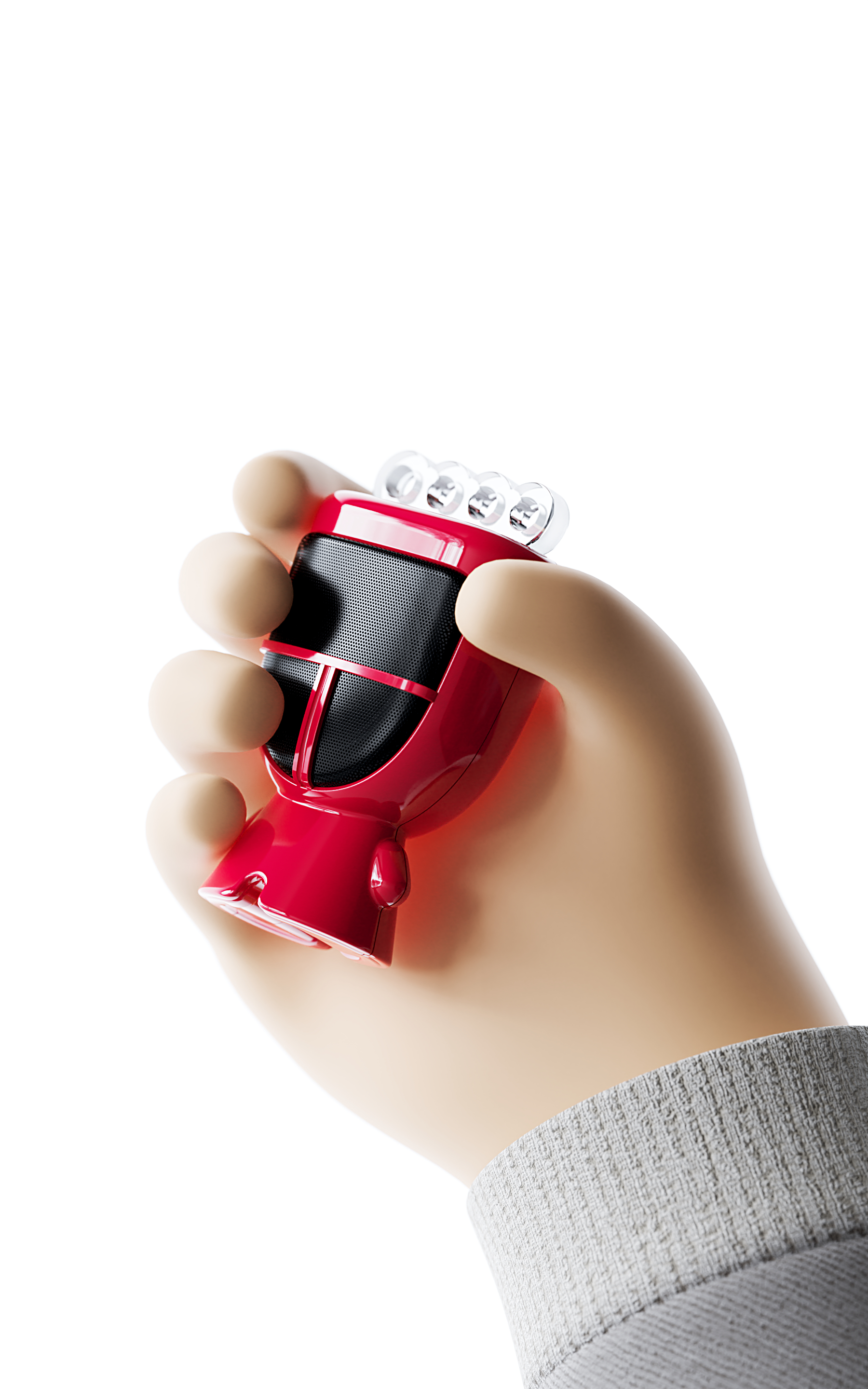 Bluetooth Speaker ，Doll，doll，Mini，product design，3D rendering，Mask，IP，