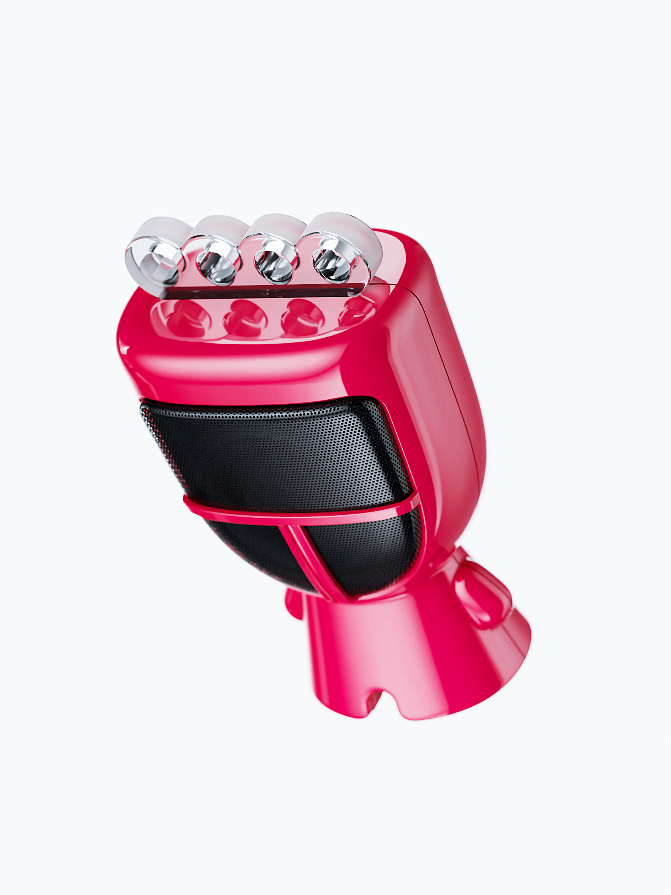 Bluetooth Speaker ，Doll，doll，Mini，product design，3D rendering，Mask，IP，