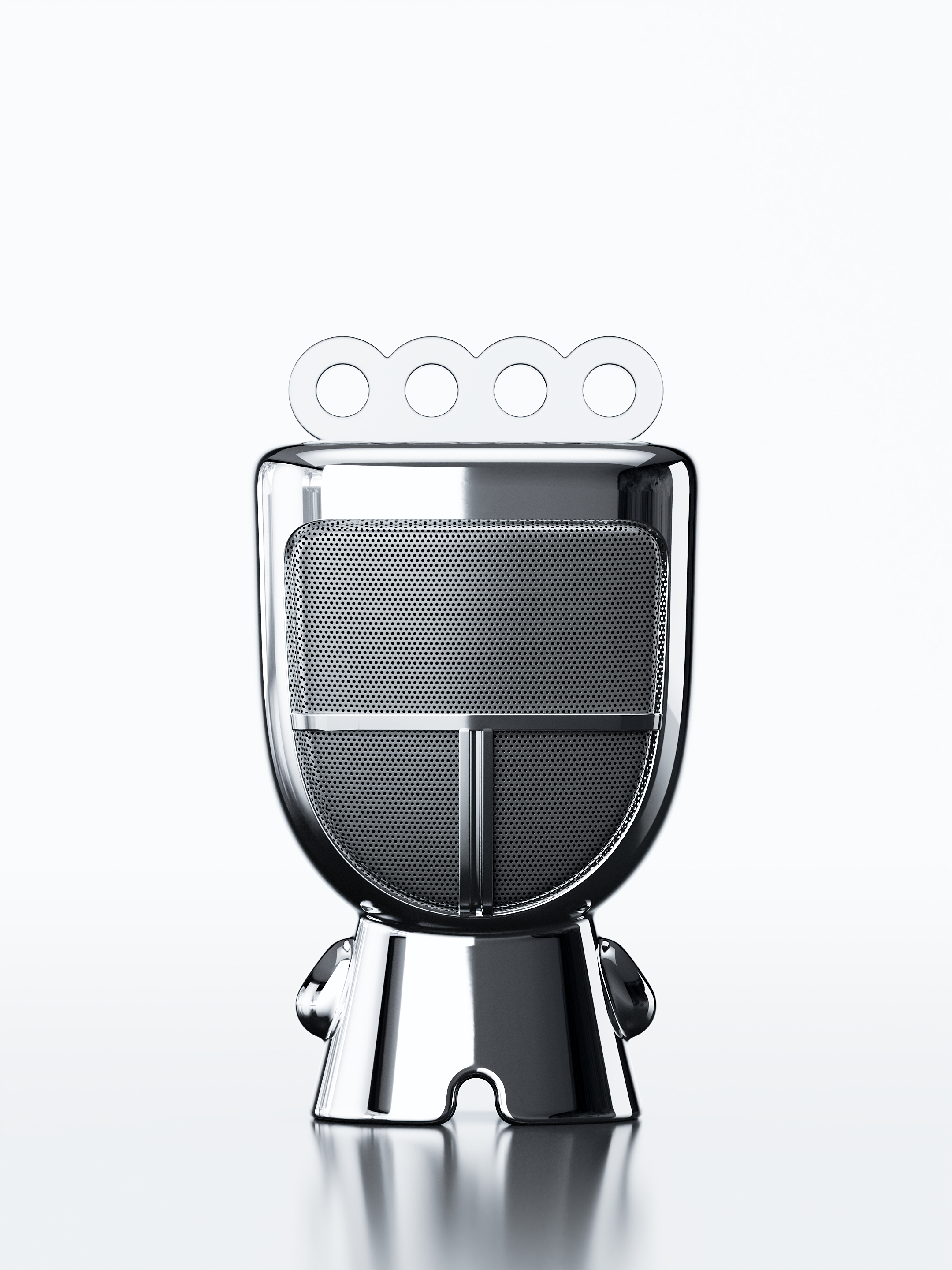 Bluetooth Speaker ，Doll，doll，Mini，product design，3D rendering，Mask，IP，