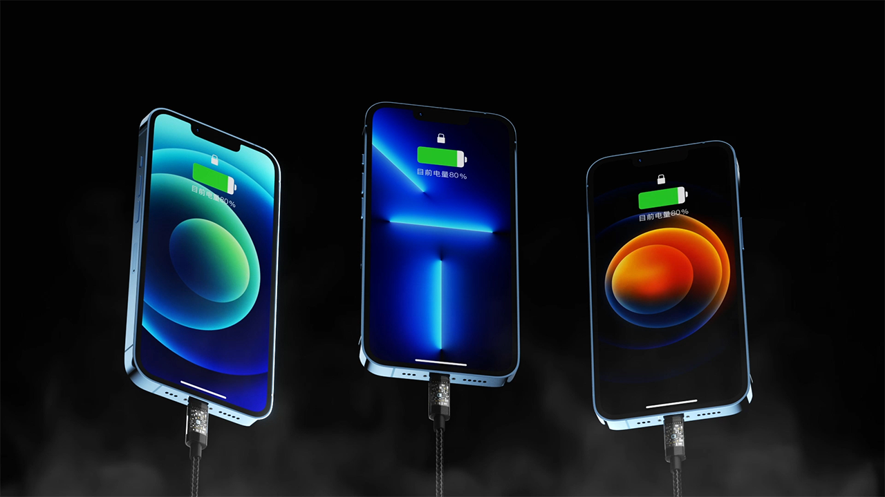 c4d，three-dimensional animation，online retailers，Product animation，3C products，data line，