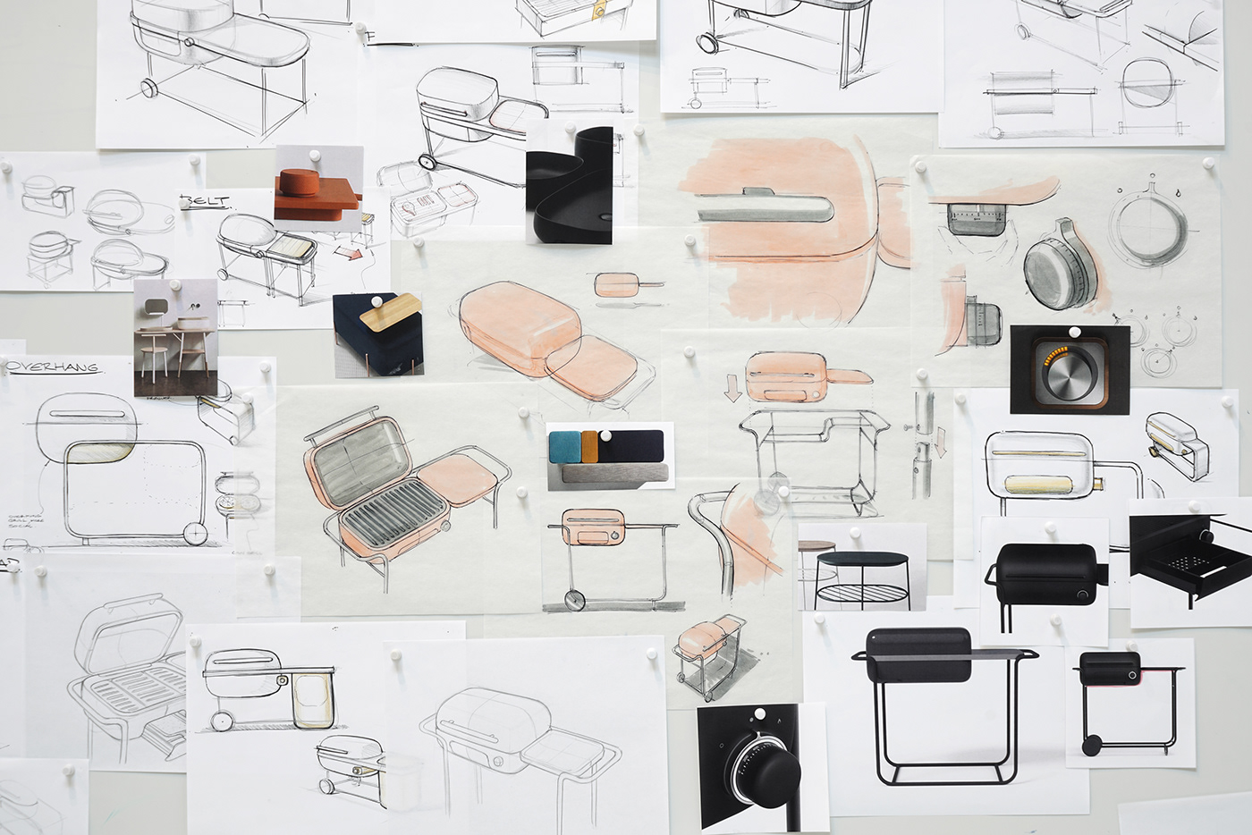 Barbecue machine，product design，intelligence，kitchen，UIUX，