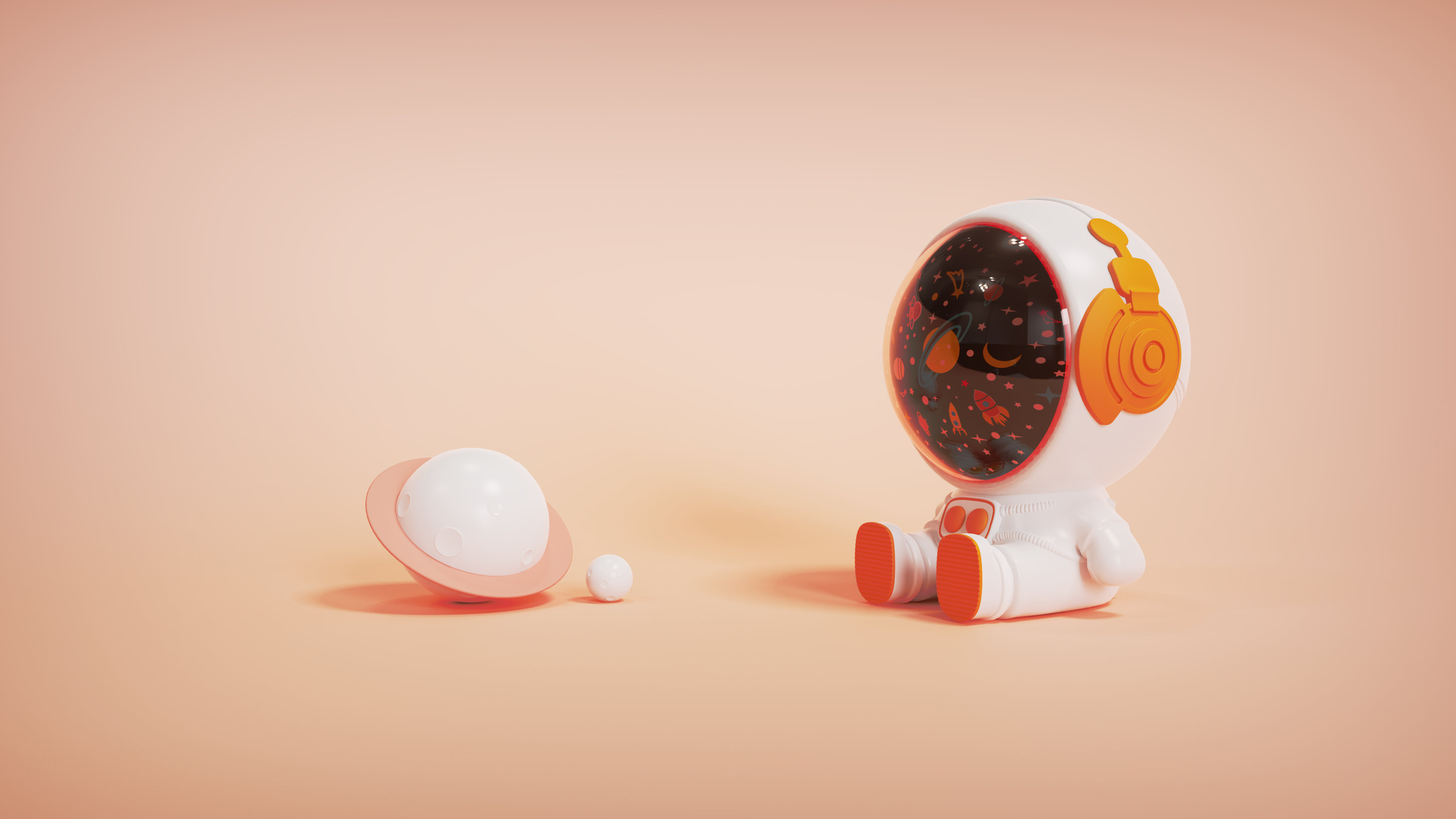 Astronaut projection lamp，