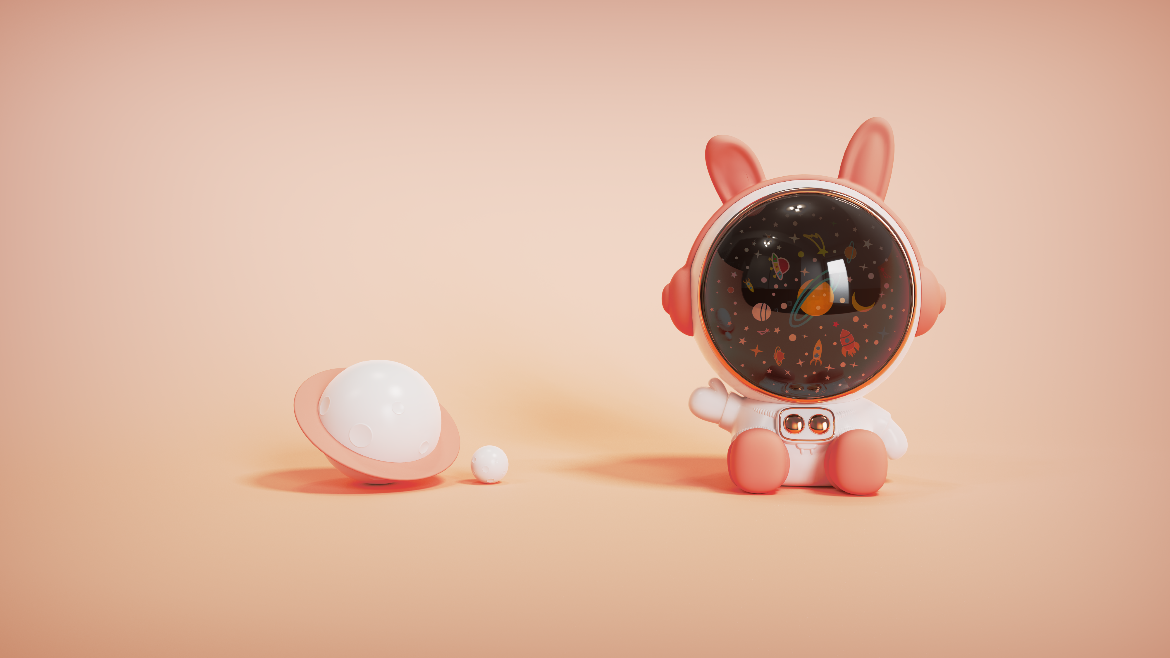 Astronaut projection lamp，