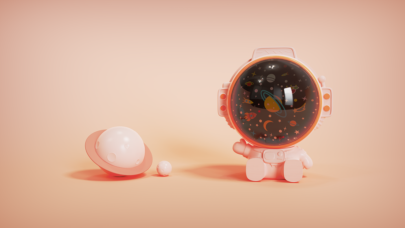 Astronaut projection lamp，