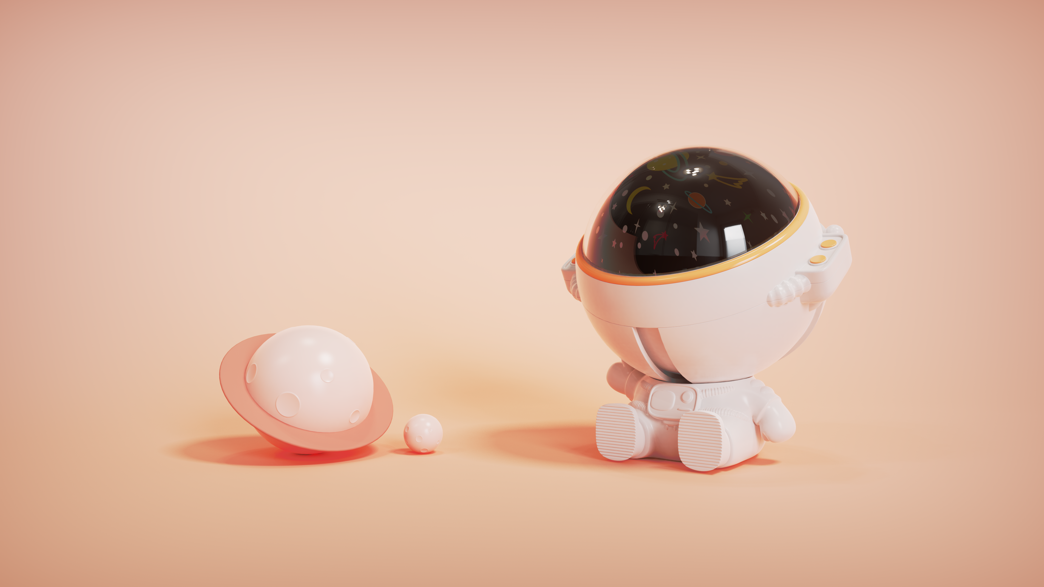 Astronaut projection lamp，