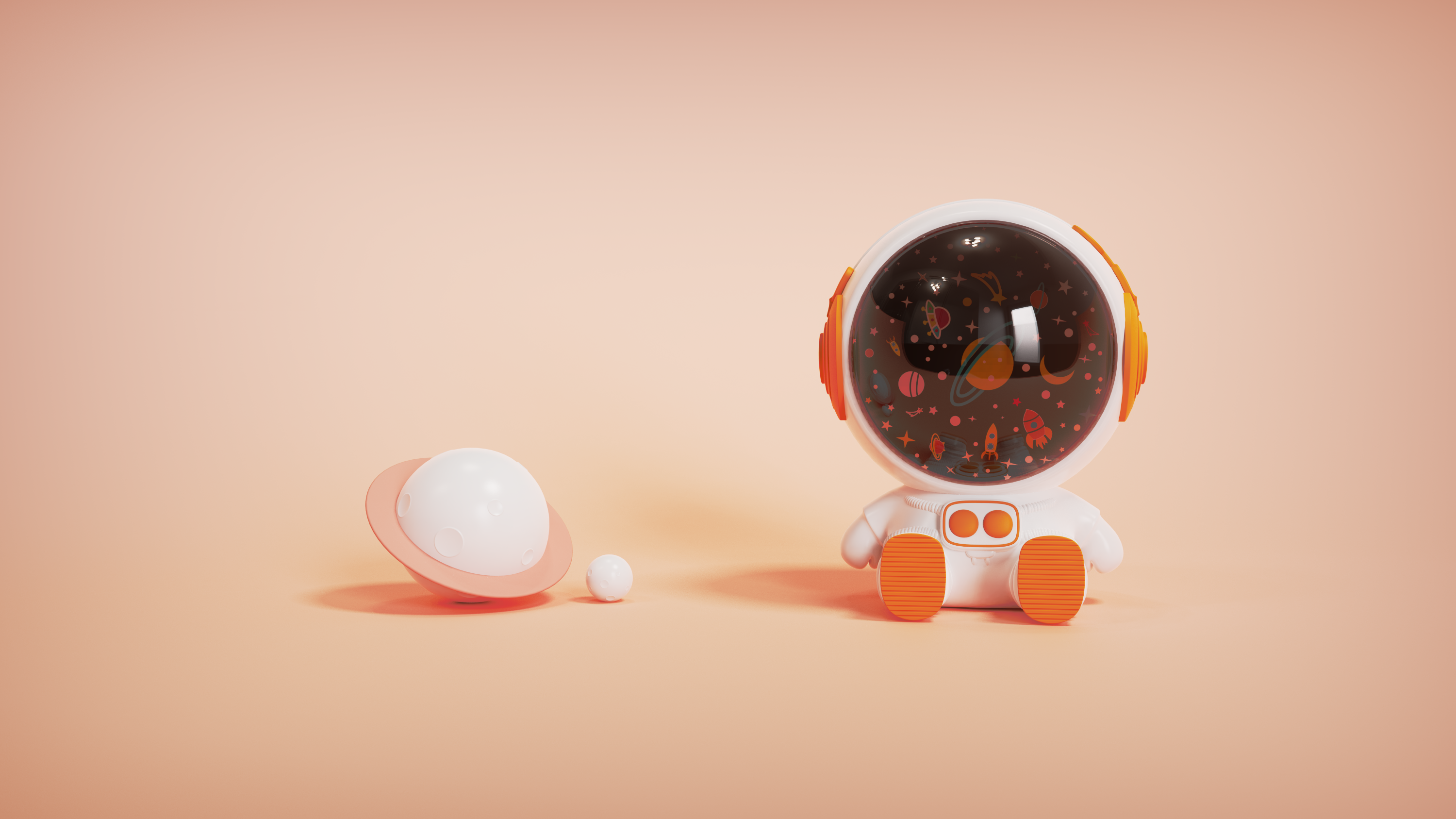 Astronaut projection lamp，