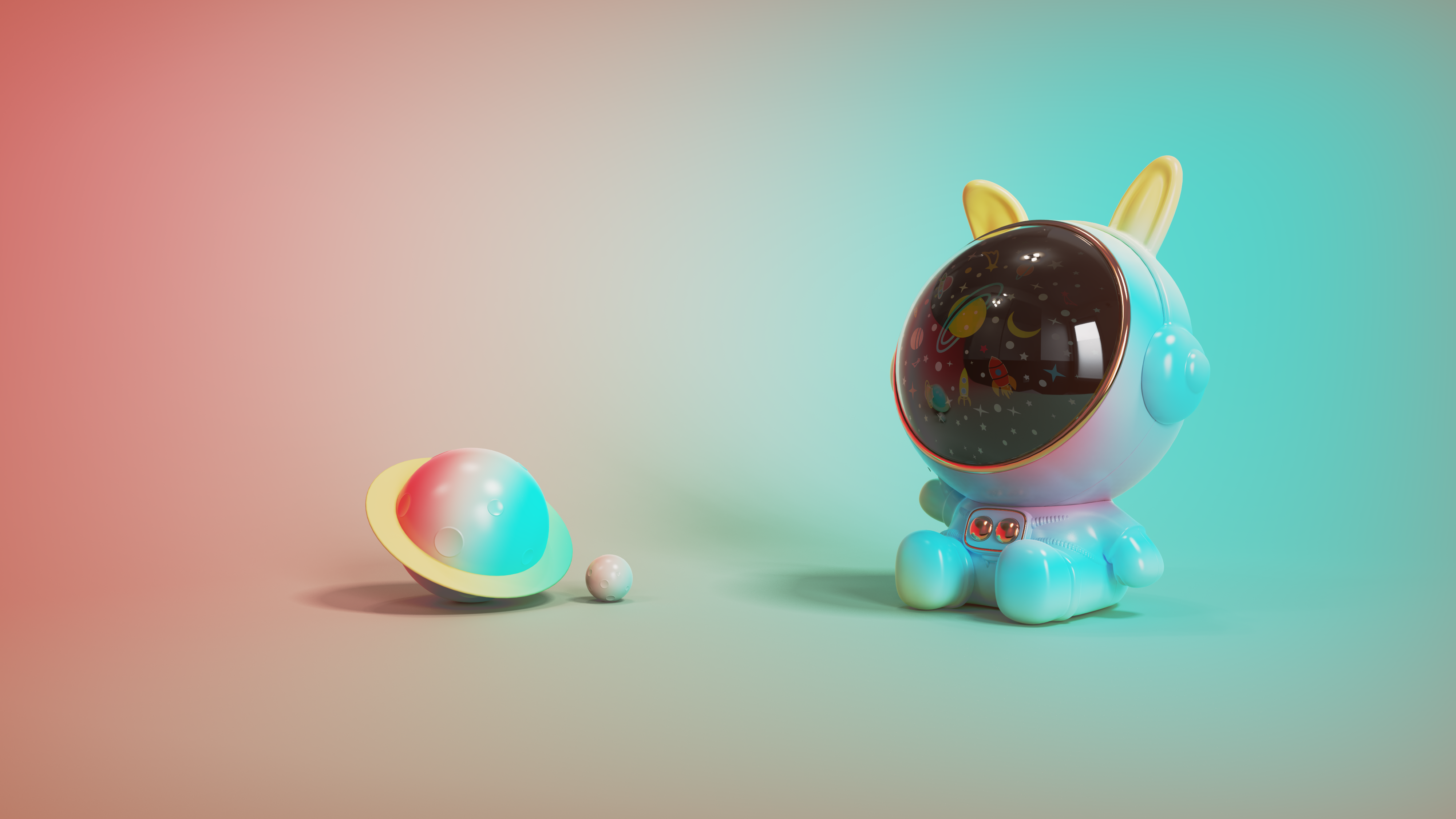 Astronaut projection lamp，