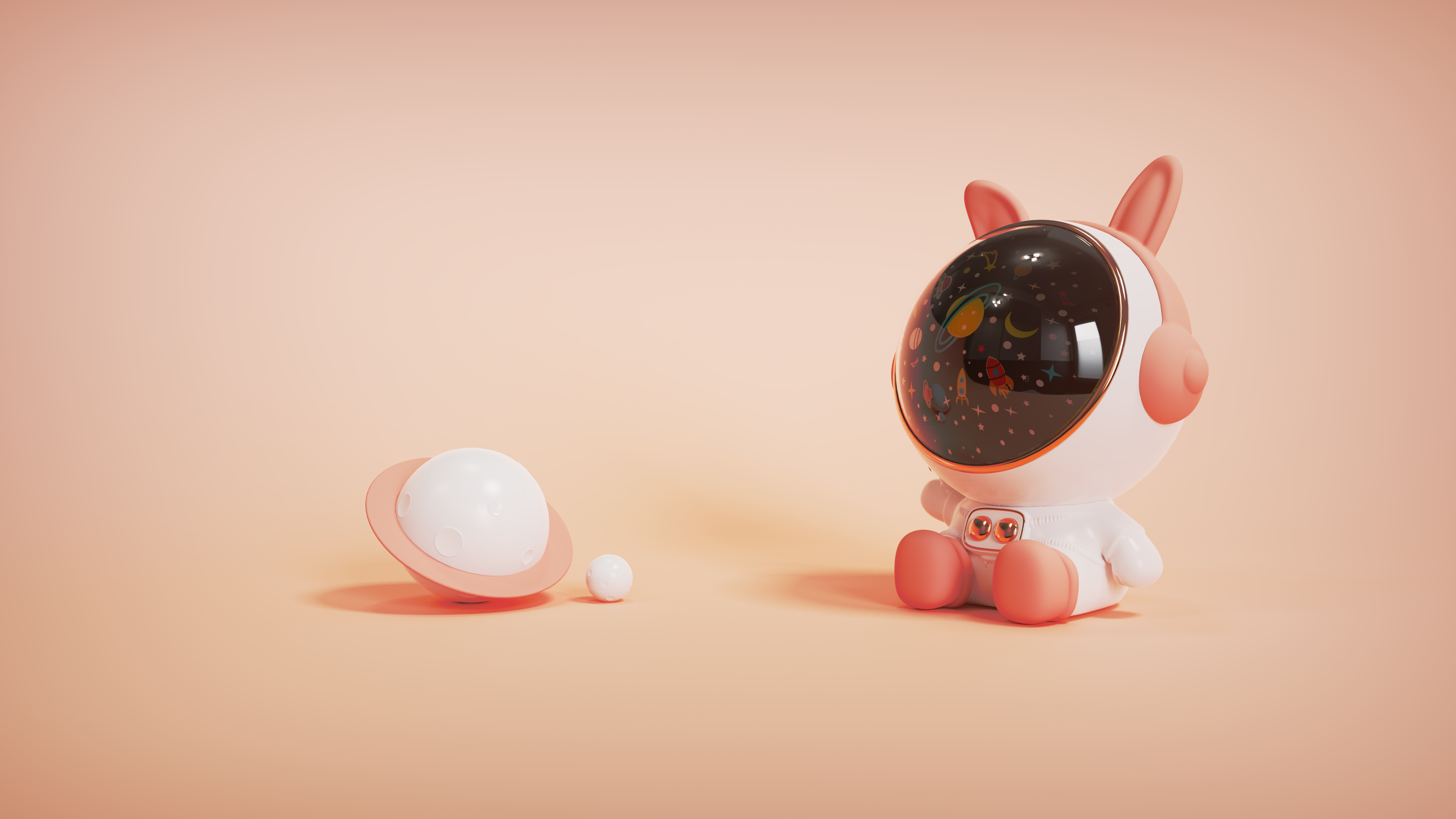 Astronaut projection lamp，