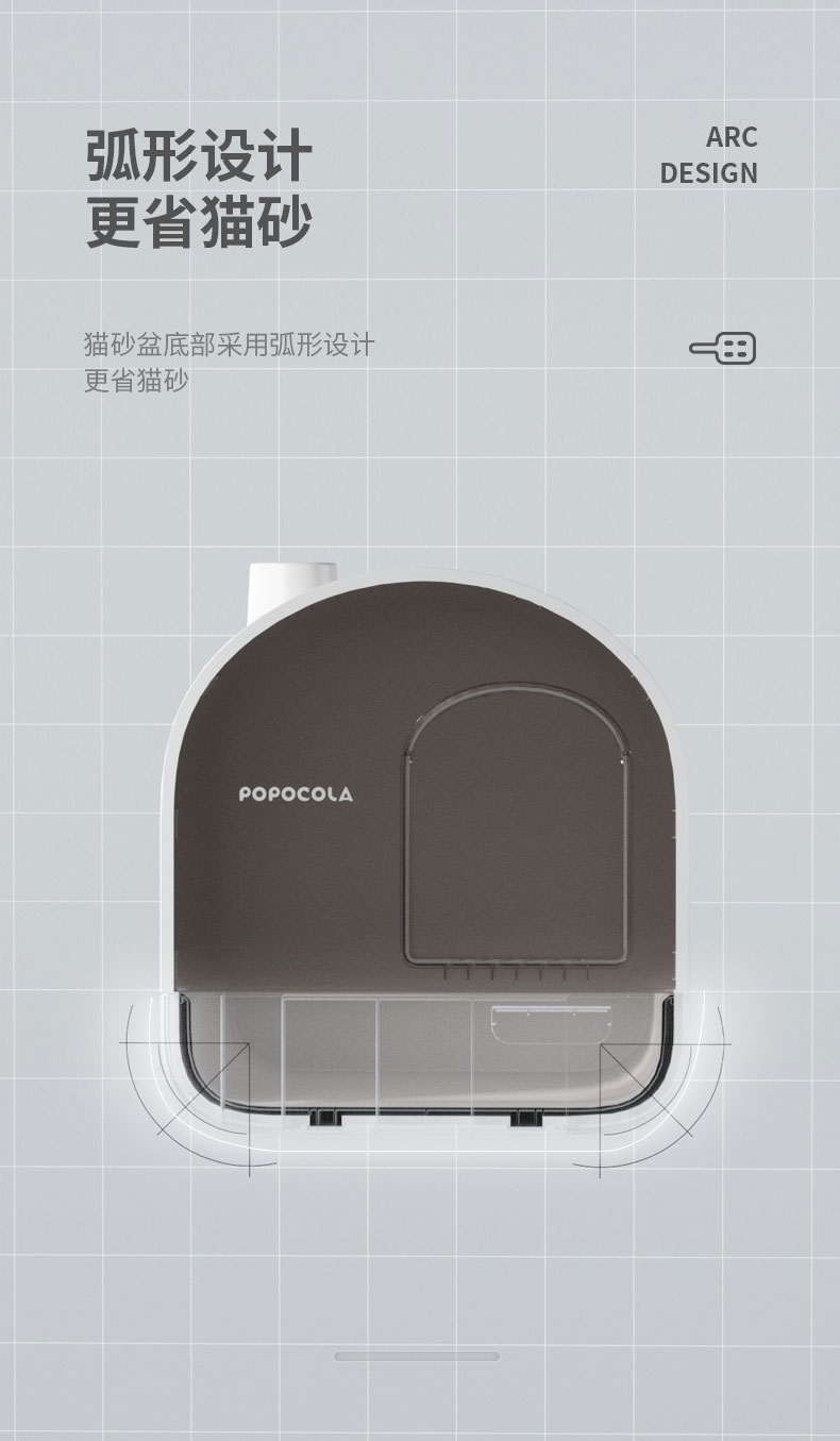 Pet Supplies & Pet，Litter Basin，Appearance design，Structural design，