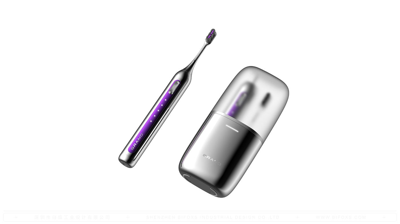 industrial design，product design，White fox design，Personal care products，Electric toothbrush，