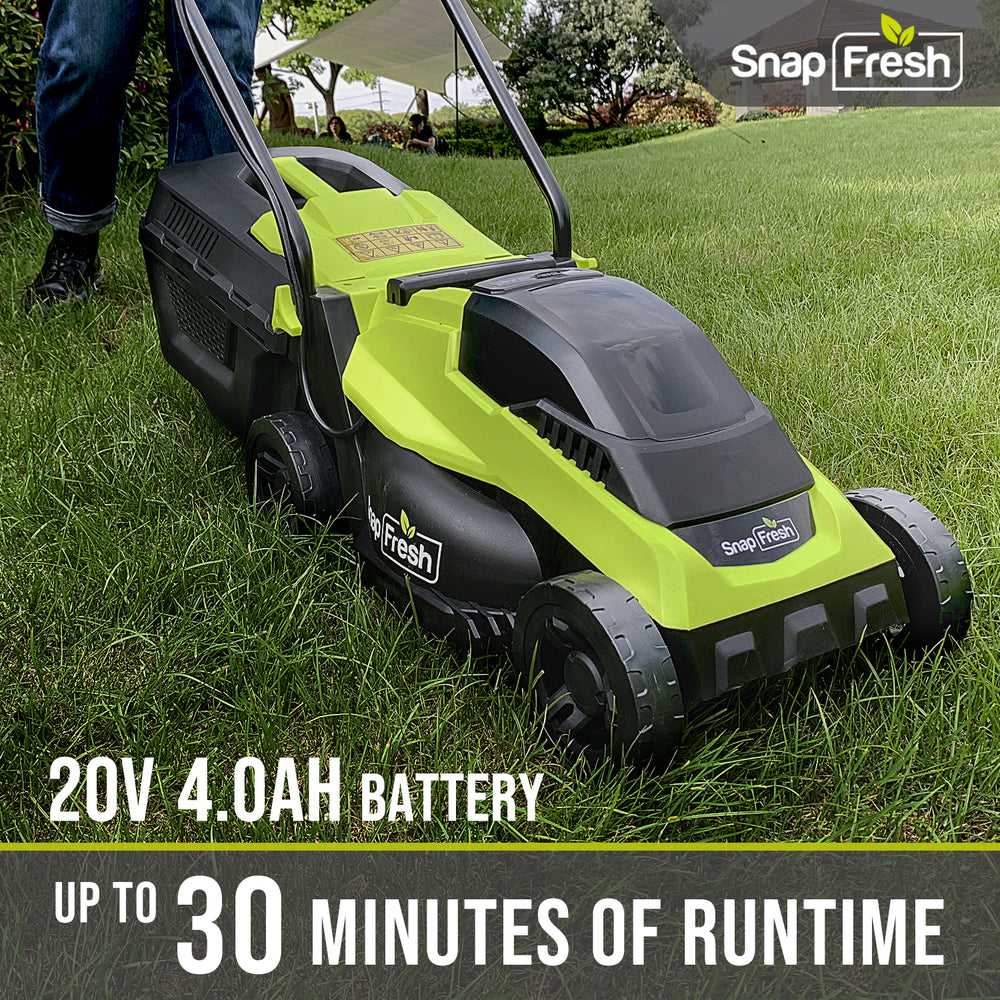 DC four-wheel lawn mower，