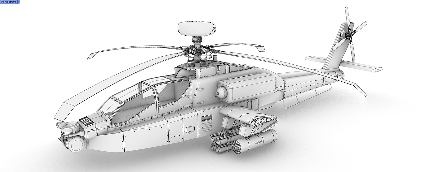 Ah64 gunship，