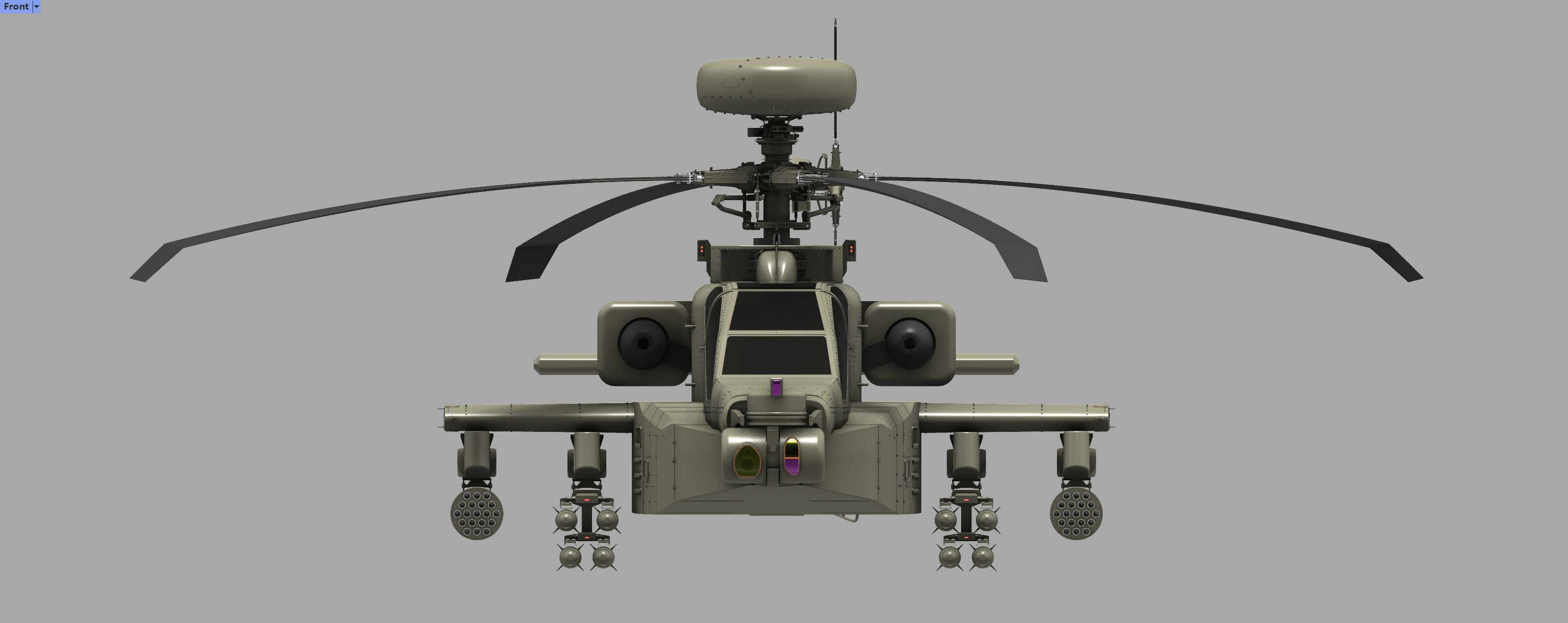 Ah64 gunship，