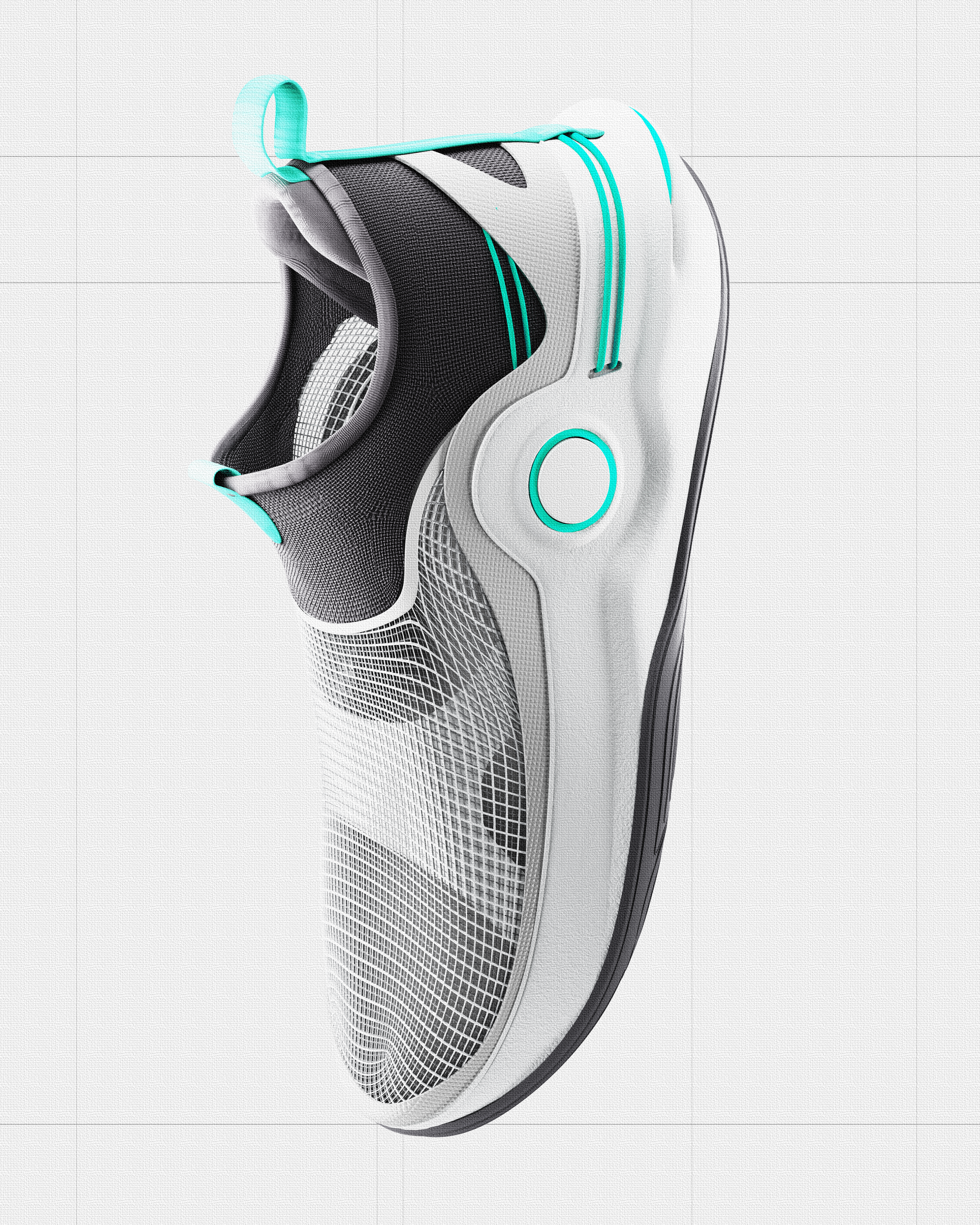 industrial design，Shoe and boot design，product design，vehicle，rendering，concept，outdoor sport，Basketball shoes，