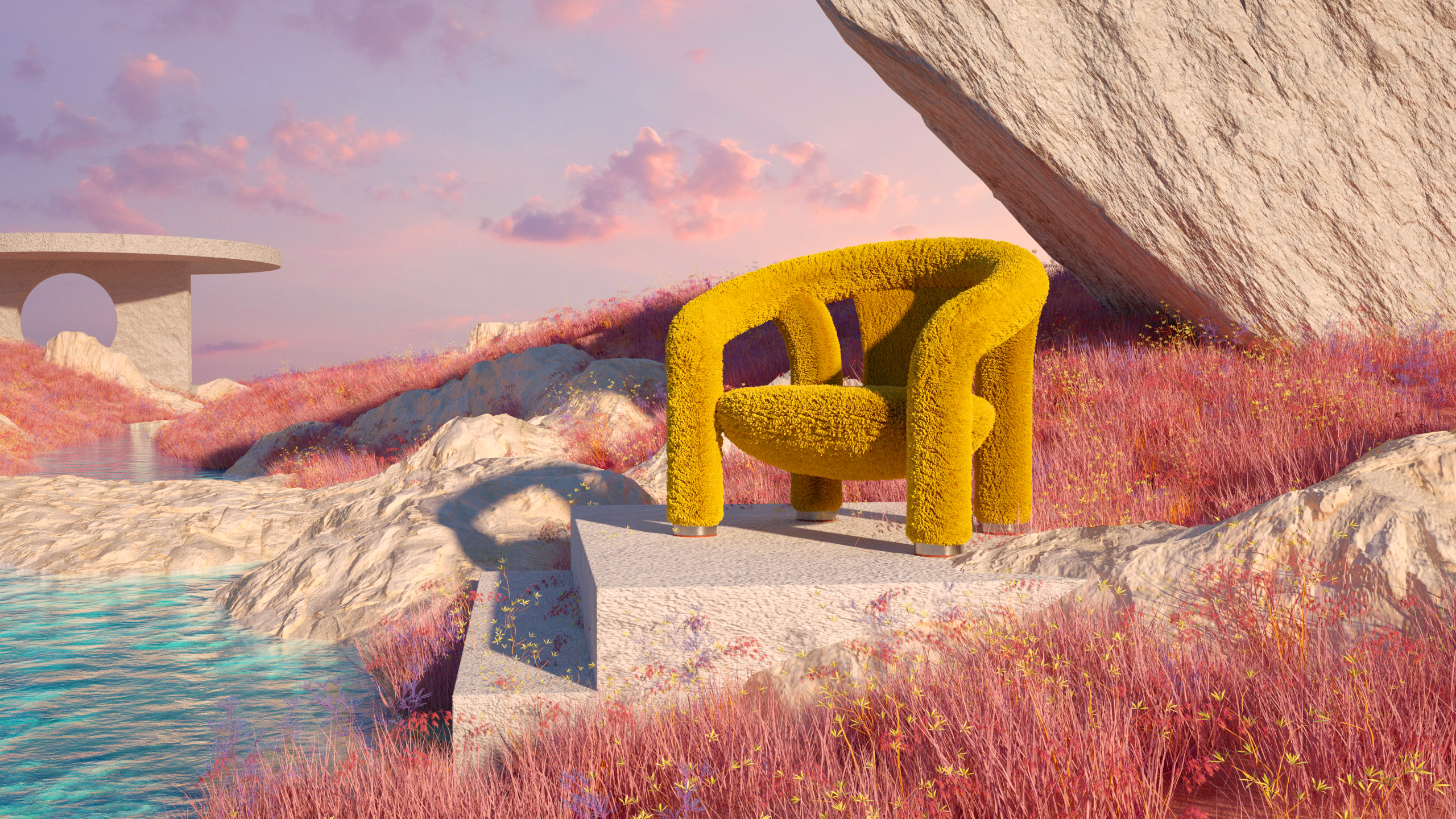 furniture design ，Chair design，Armchair，rhino，c4d，Octane rendering，