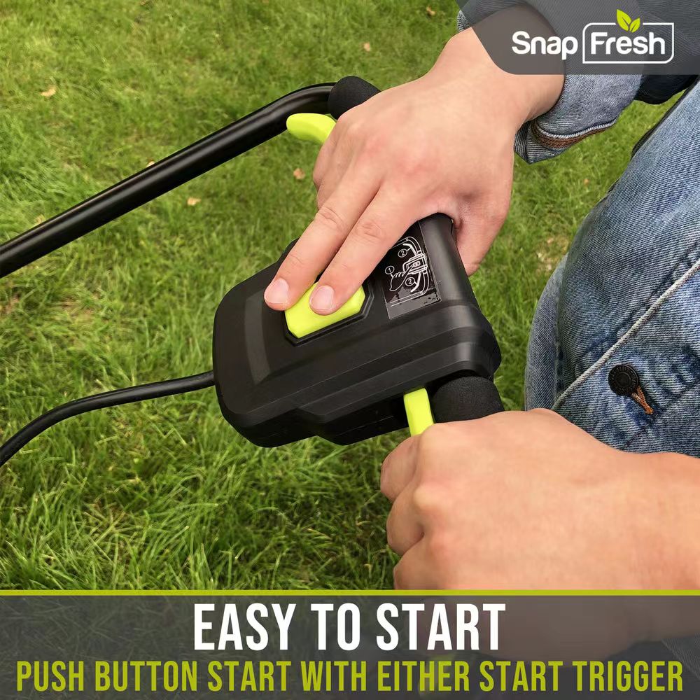 DC four-wheel lawn mower，