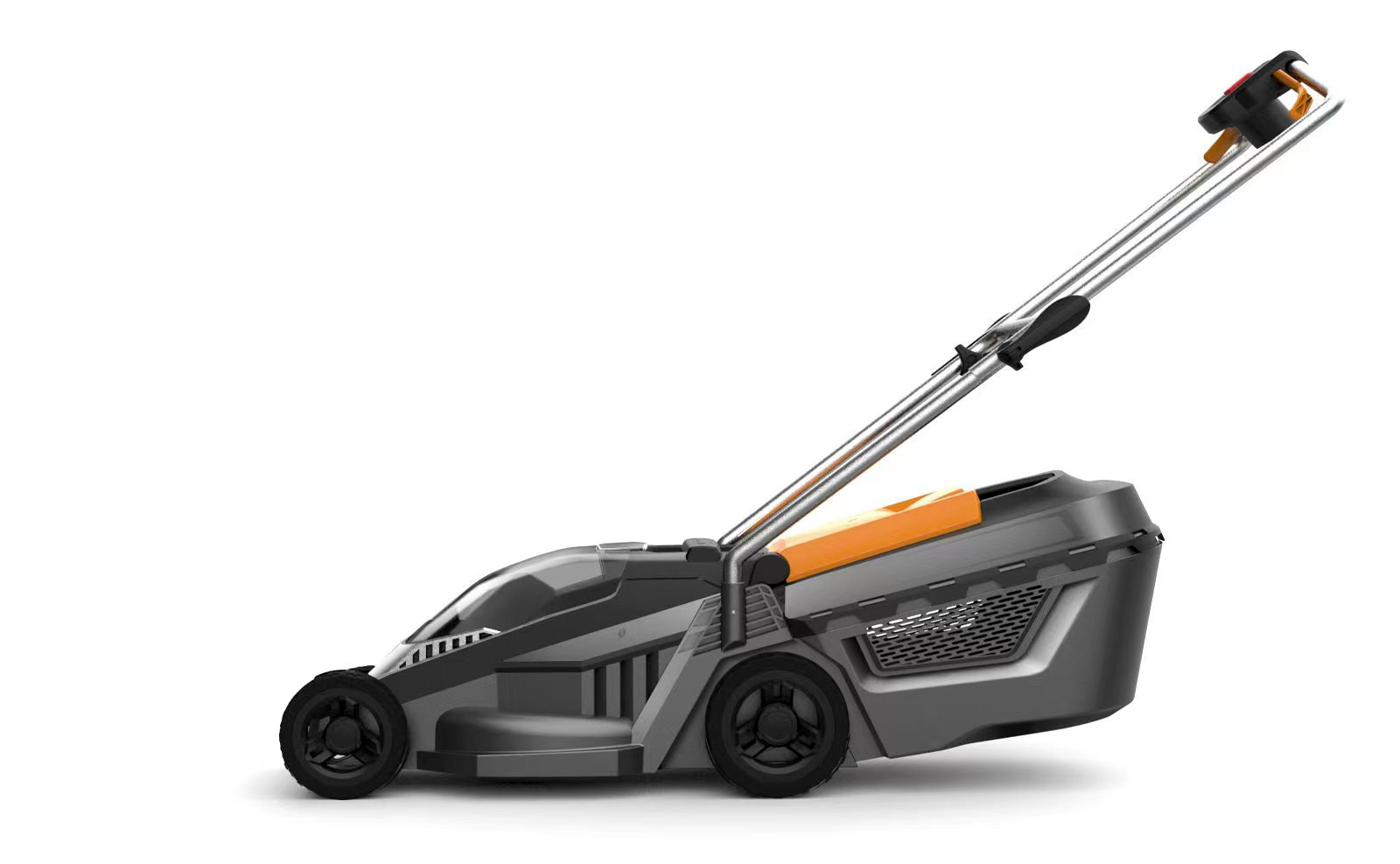 DC four-wheel lawn mower，