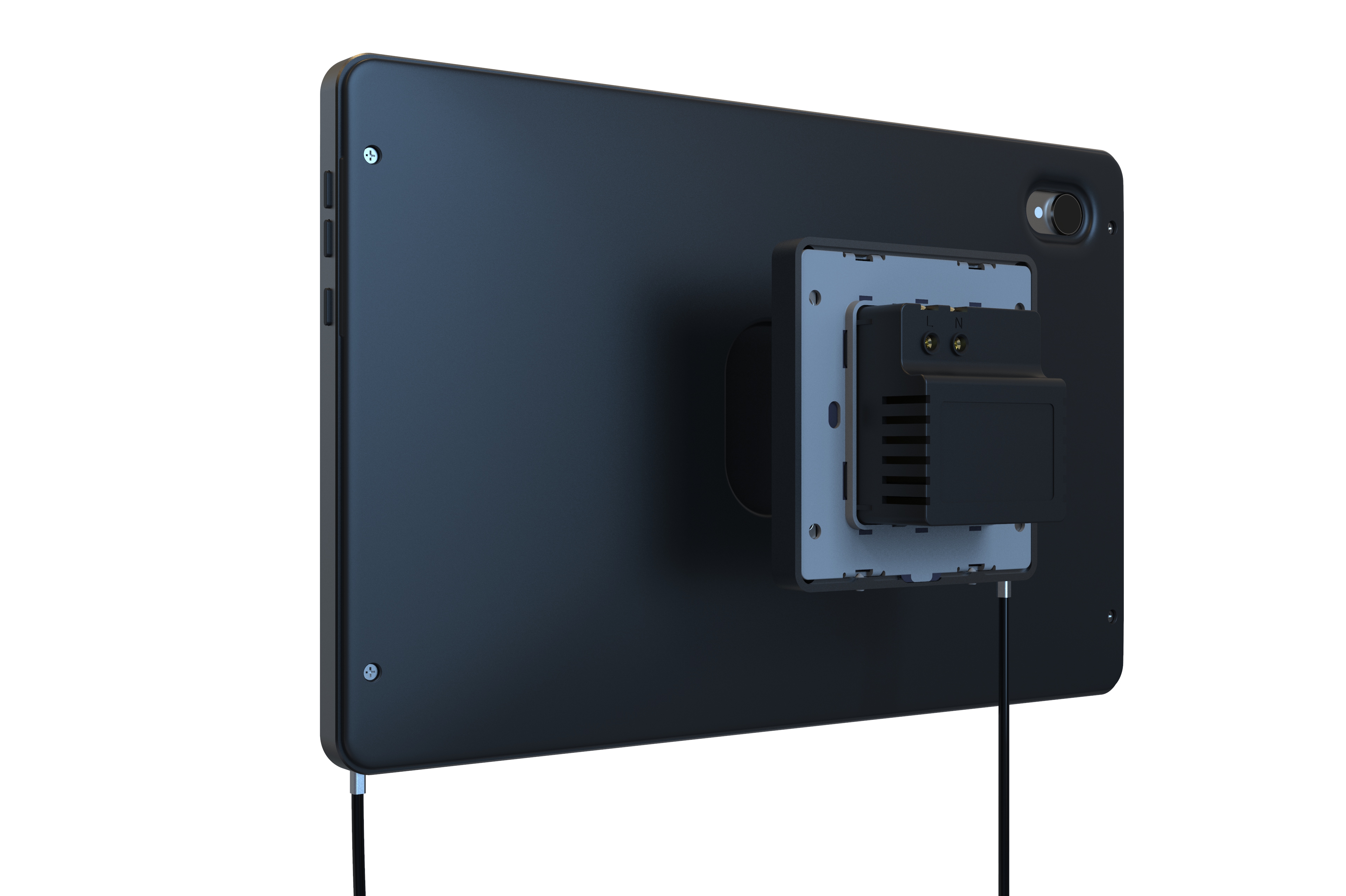 IPad protective shell IPad bracket IPAD wall frame，Magnetic Bracket/360 Degree/Rotary Wireless Charging，