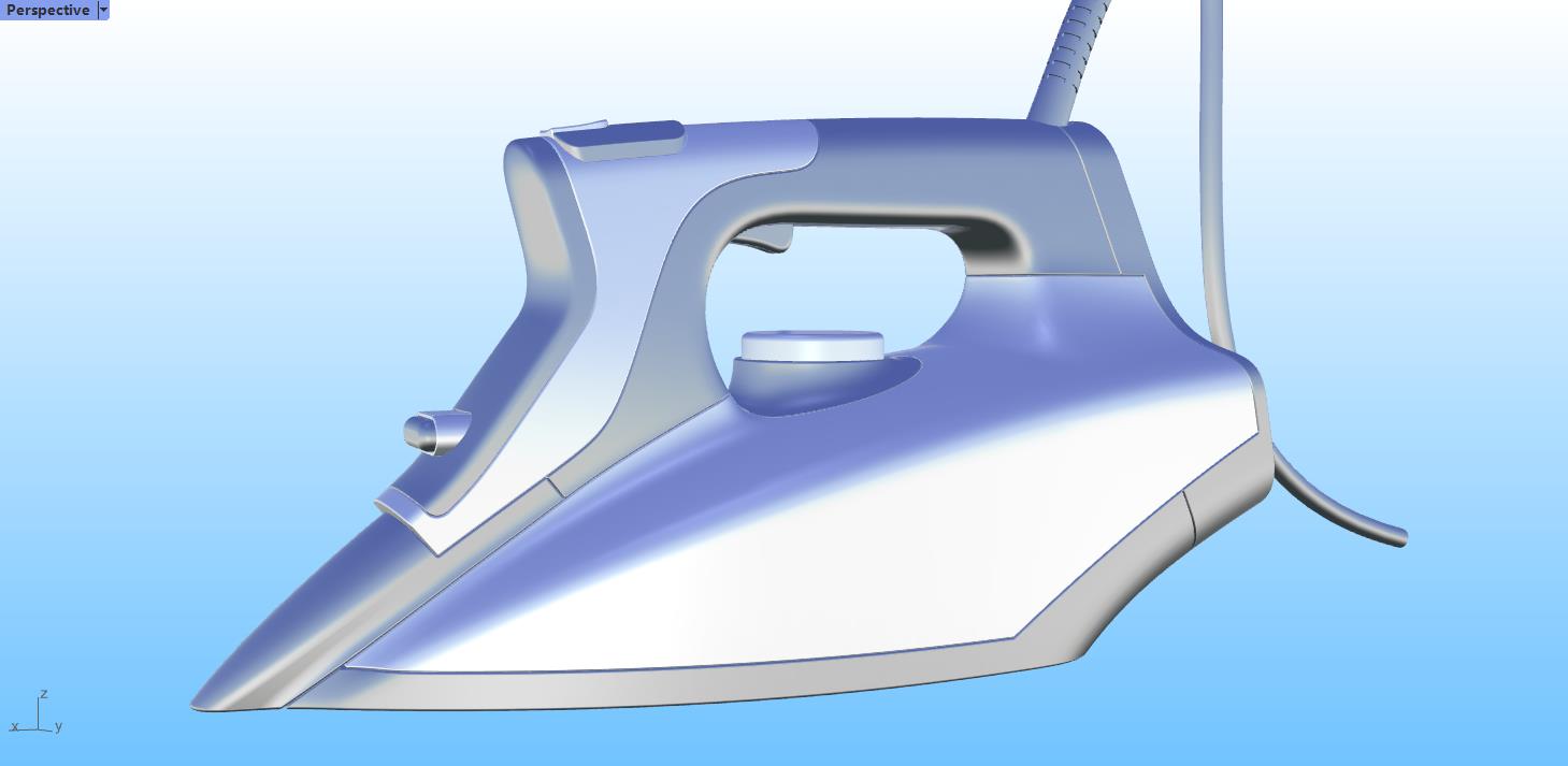 Electric iron，Rhinoceros modeling，rhino rhino tutorial，curriculum，industrial design，