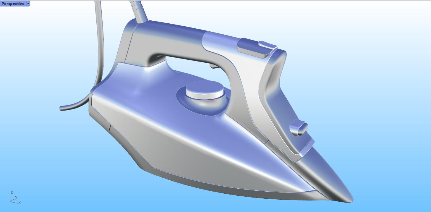 Electric iron，Rhinoceros modeling，rhino rhino tutorial，curriculum，industrial design，