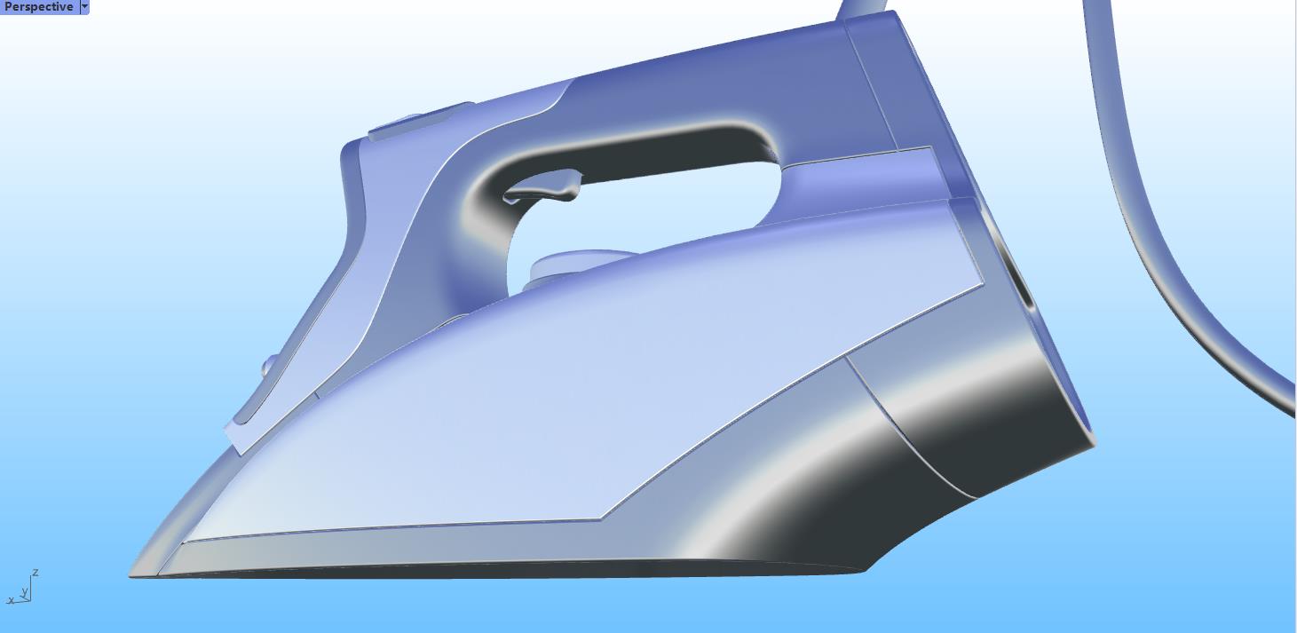 Electric iron，Rhinoceros modeling，rhino rhino tutorial，curriculum，industrial design，