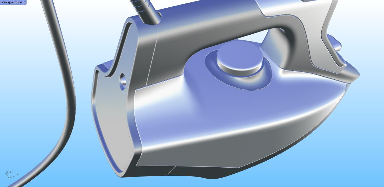 Electric iron，Rhinoceros modeling，rhino rhino tutorial，curriculum，industrial design，