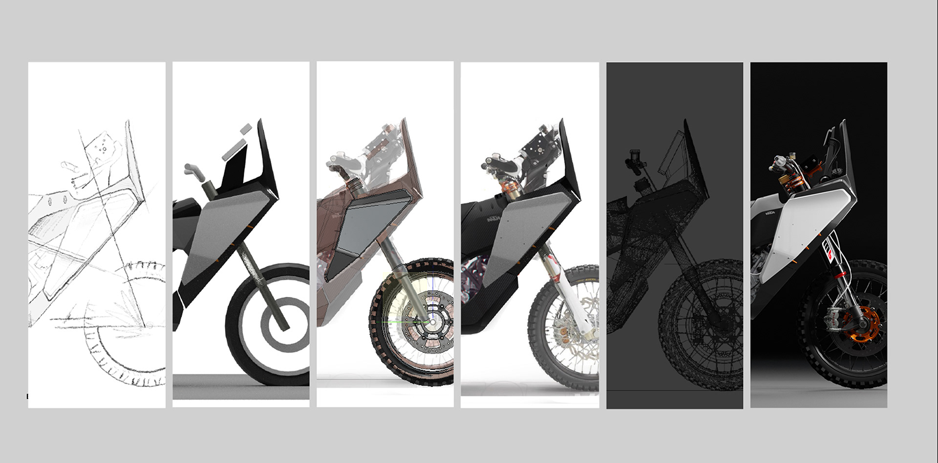 motorcycle，cross-country，cad，